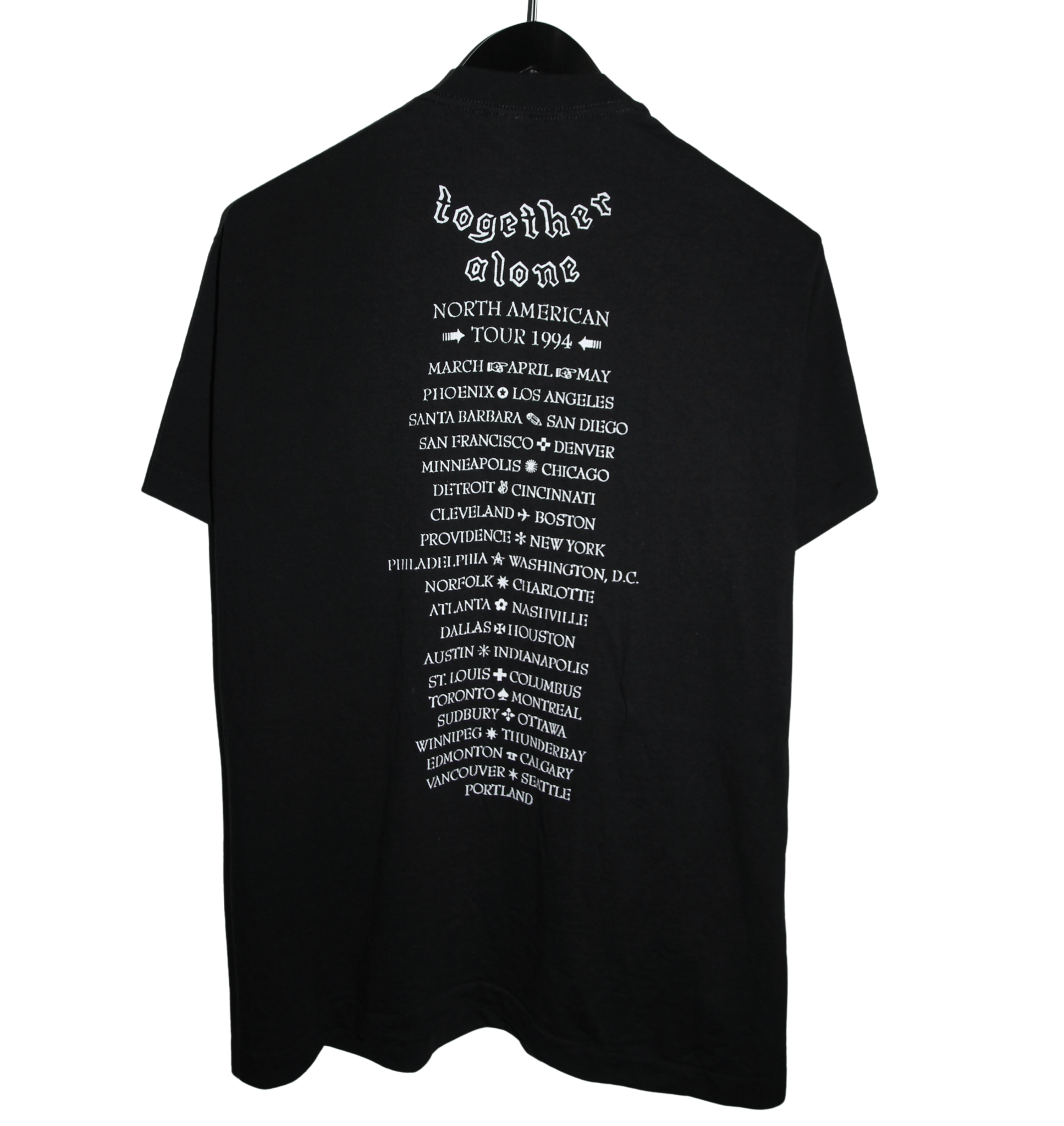 Crowded House 1993 Together Alone Tour Shirt - Faded AU