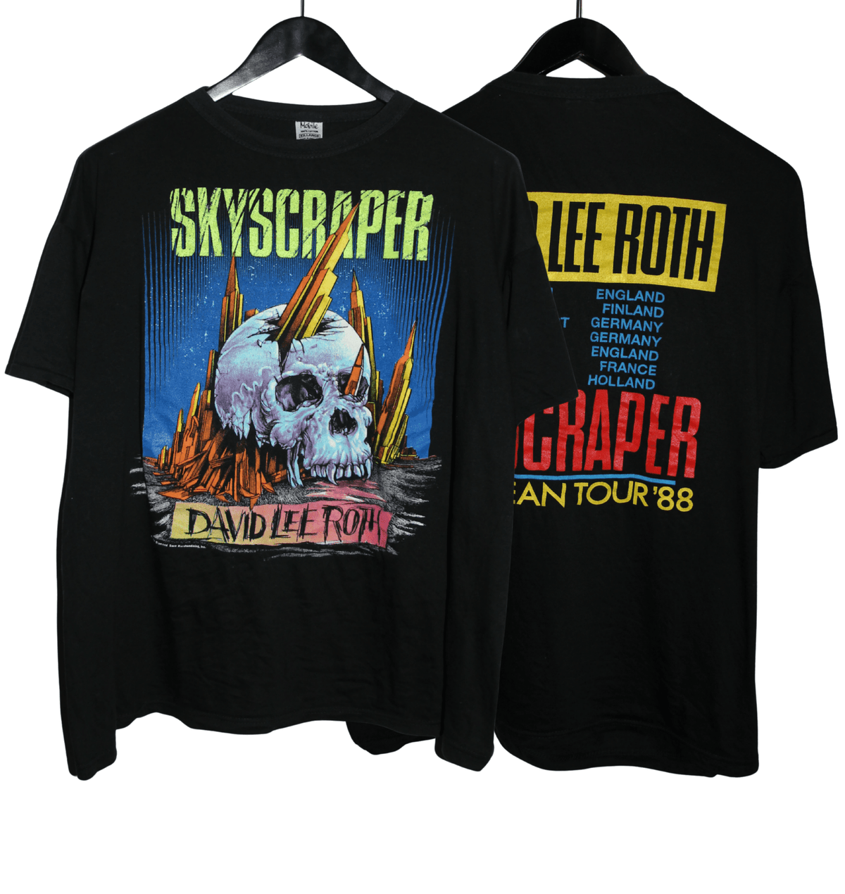 David Lee Roth 1988 Skyscraper Shirt - Faded AU