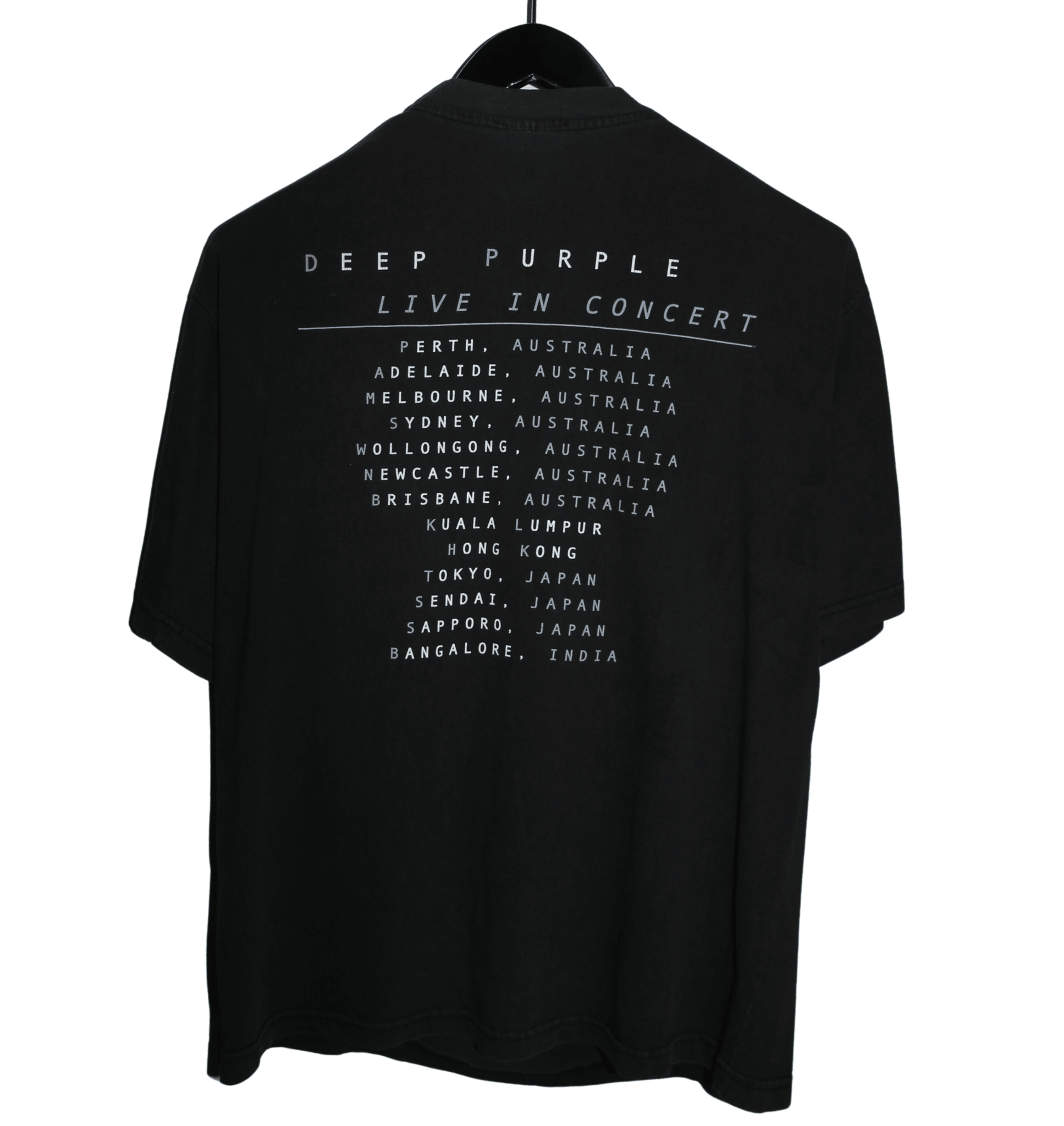 Deep Purple 2001 Live in Concert Shirt - Faded AU