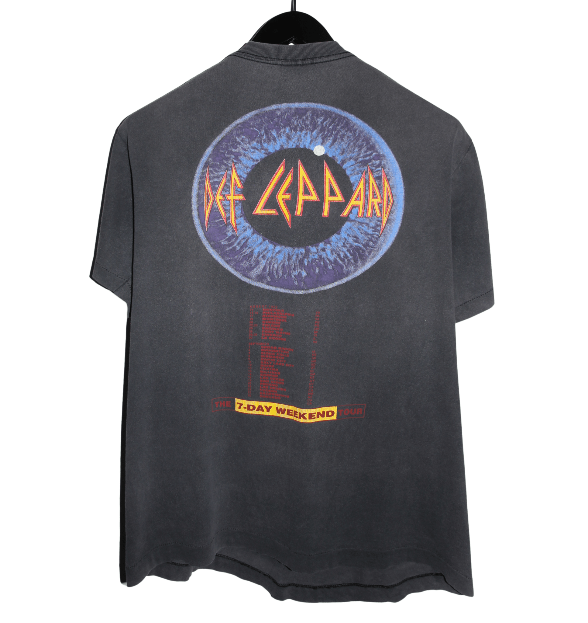 Def Leppard 1992 Adrenalize Tour Shirt - Faded AU