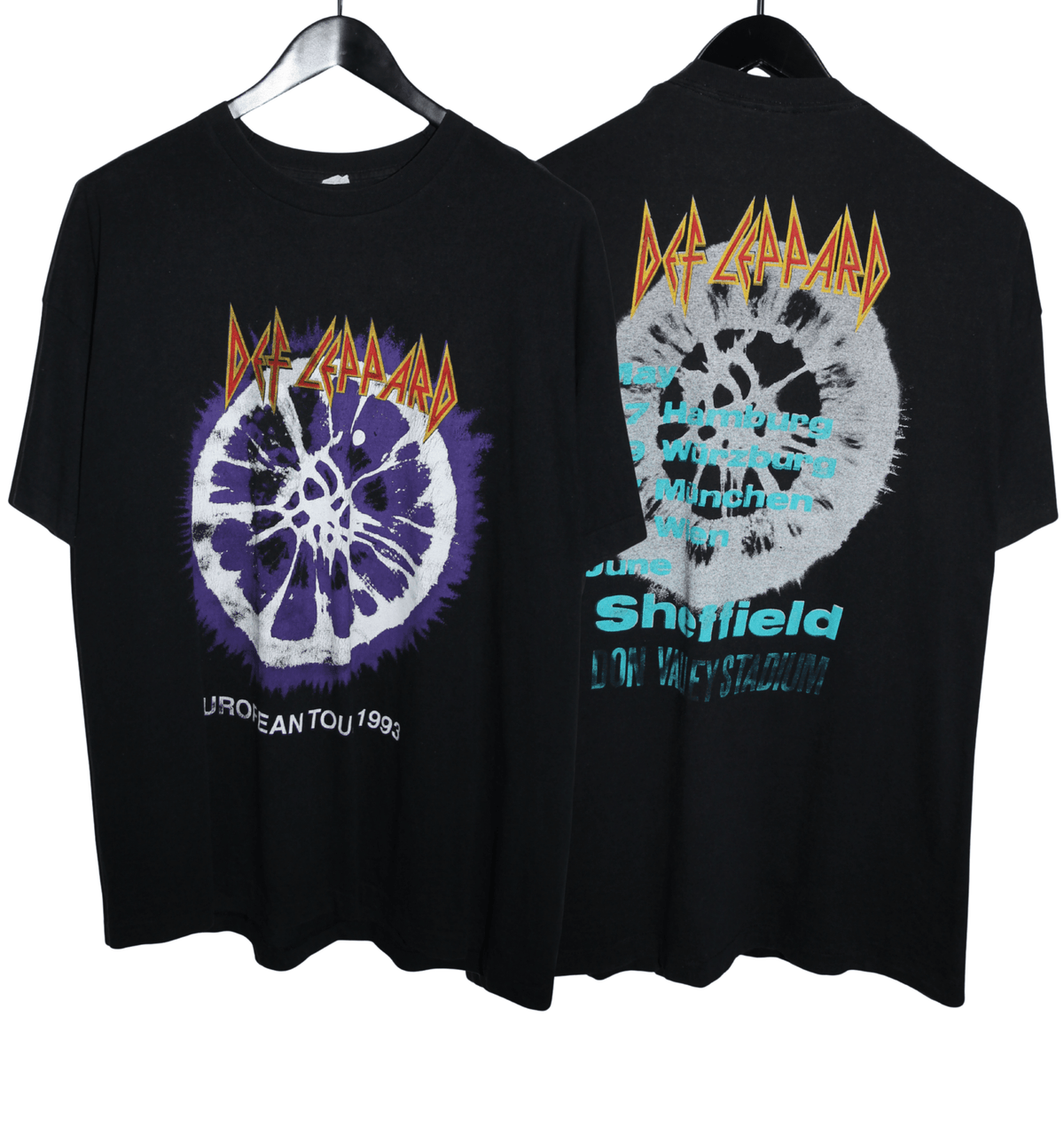 Def Leppard 1993 European Tour Shirt - Faded AU