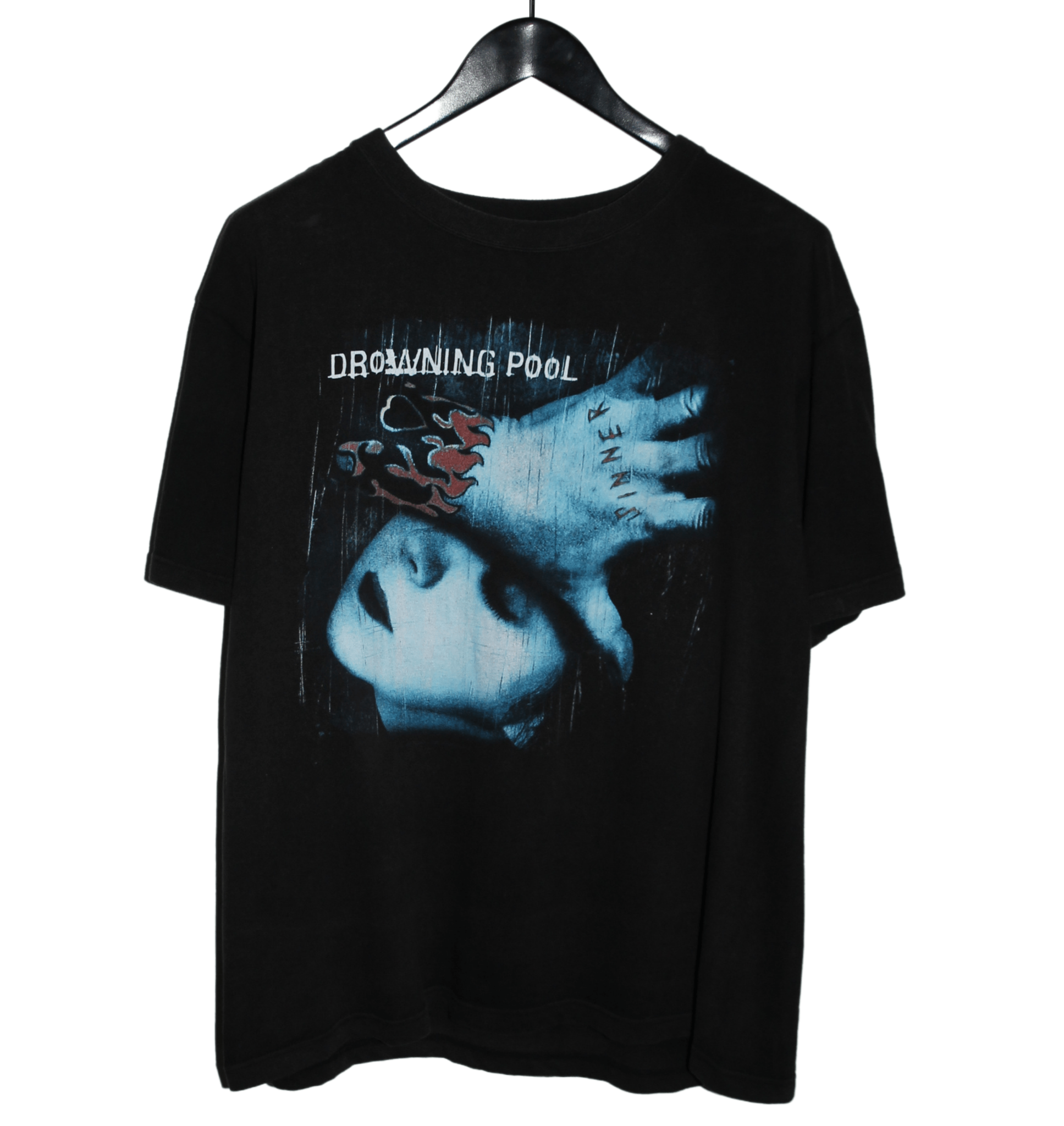 Drowning Pool 2001 Sinner Tour Shirt - Faded AU