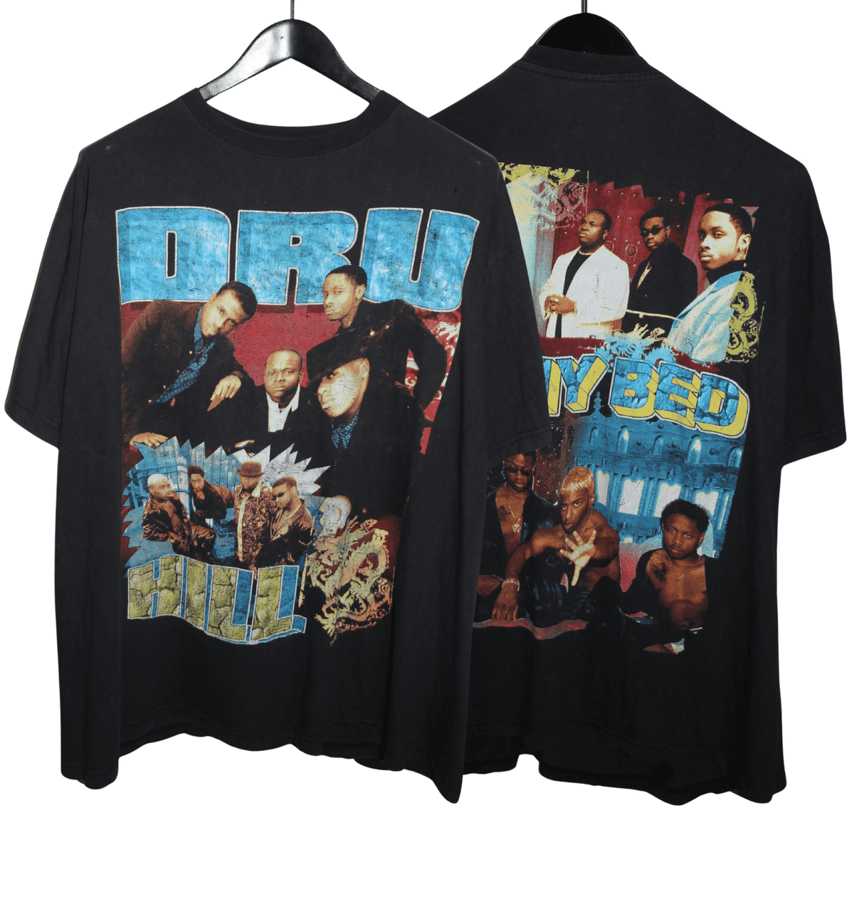 Dru Hill 90's In My Bed Rap Tee - Faded AU