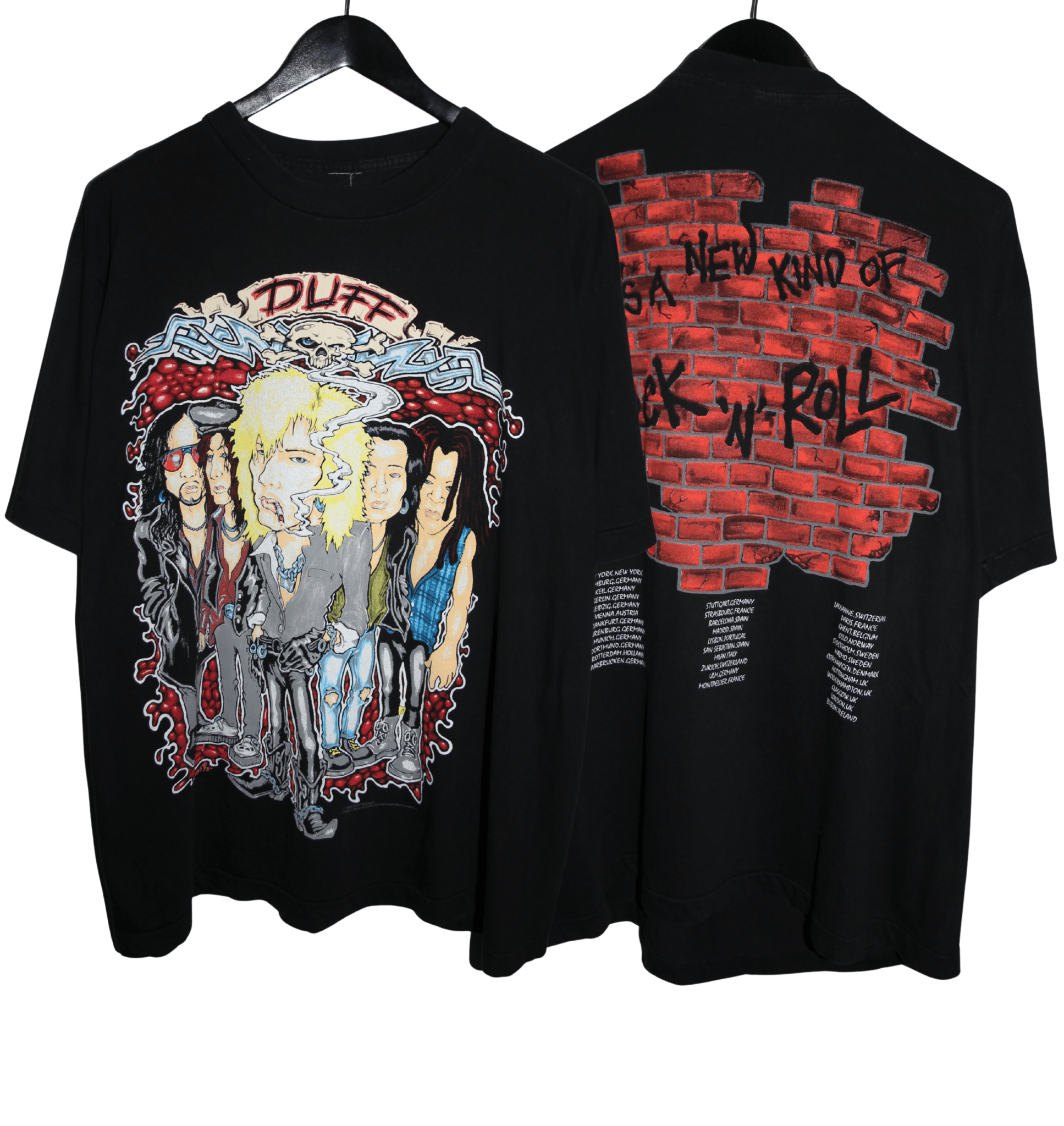 Duff 1993 New Kind of Rock 'N' Roll Tour Shirt - Faded AU