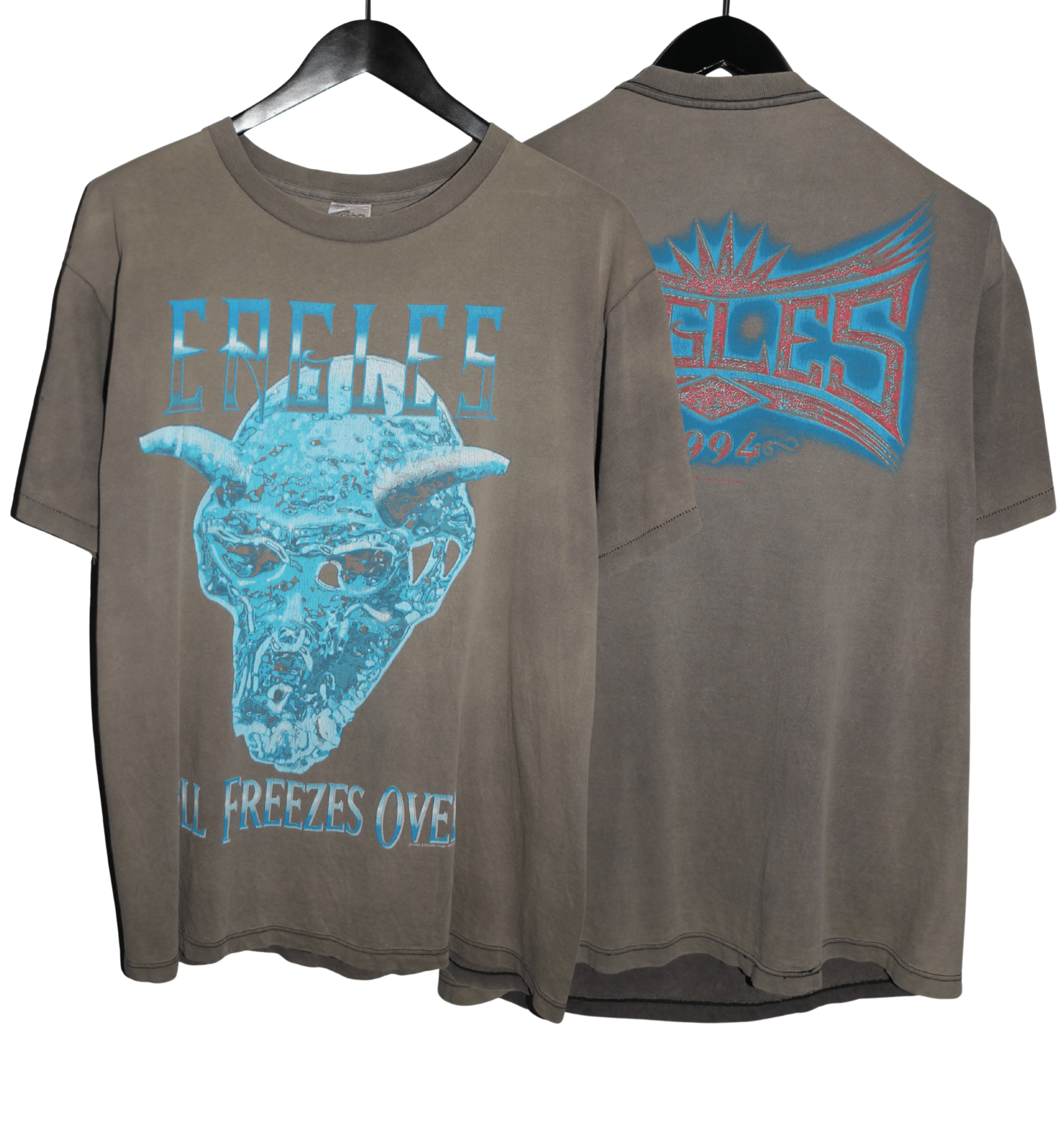 Eagles 1996 Hell Freezes Over Tour Shirt - Faded AU