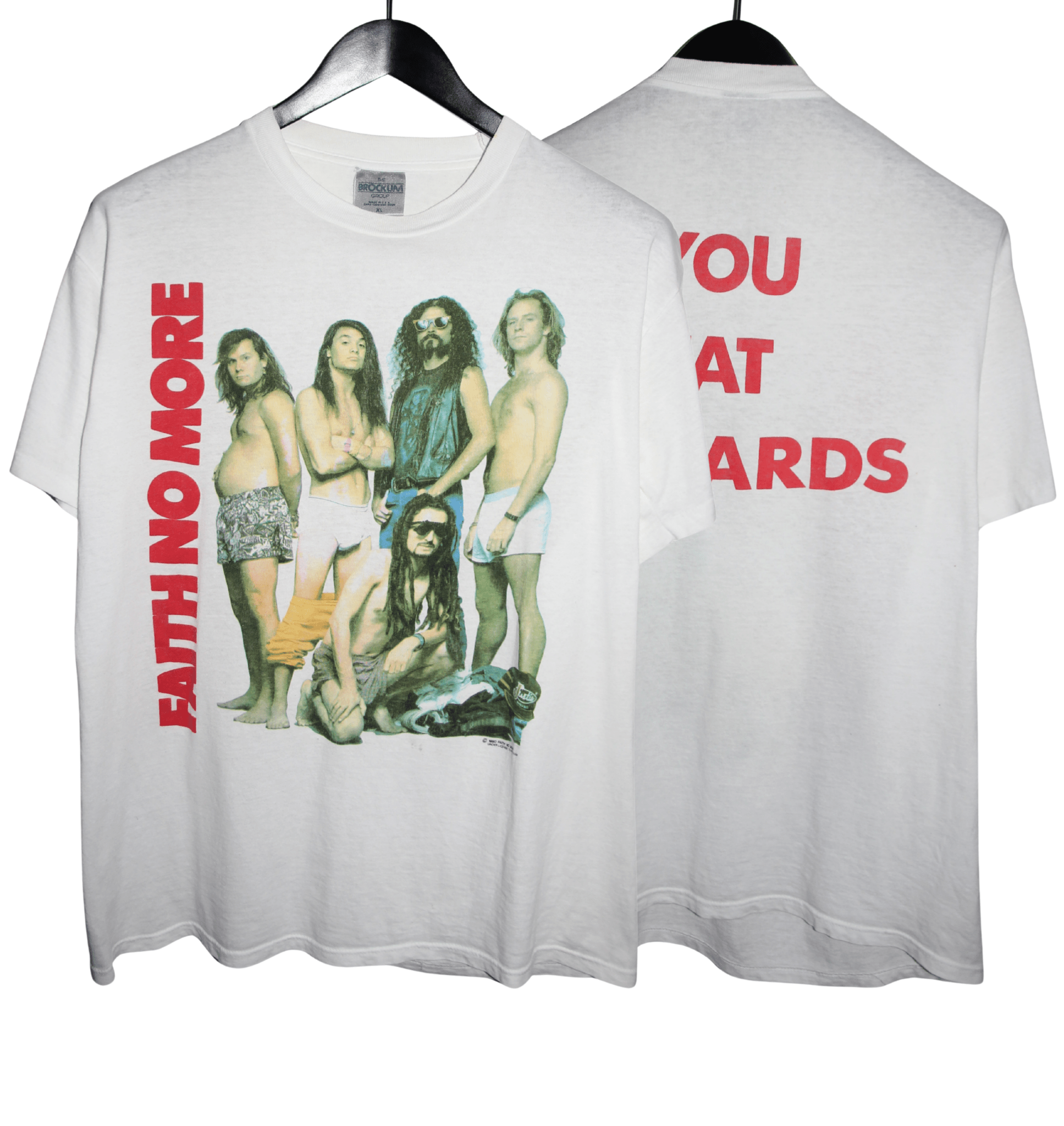 Faith No More 1990 You Fat Bastards Shirt - Faded AU