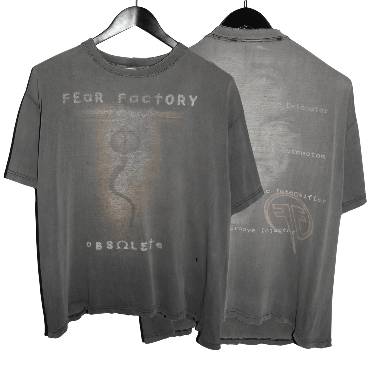 Fear Factory 1998 Obsolete Album Shirt - Faded AU