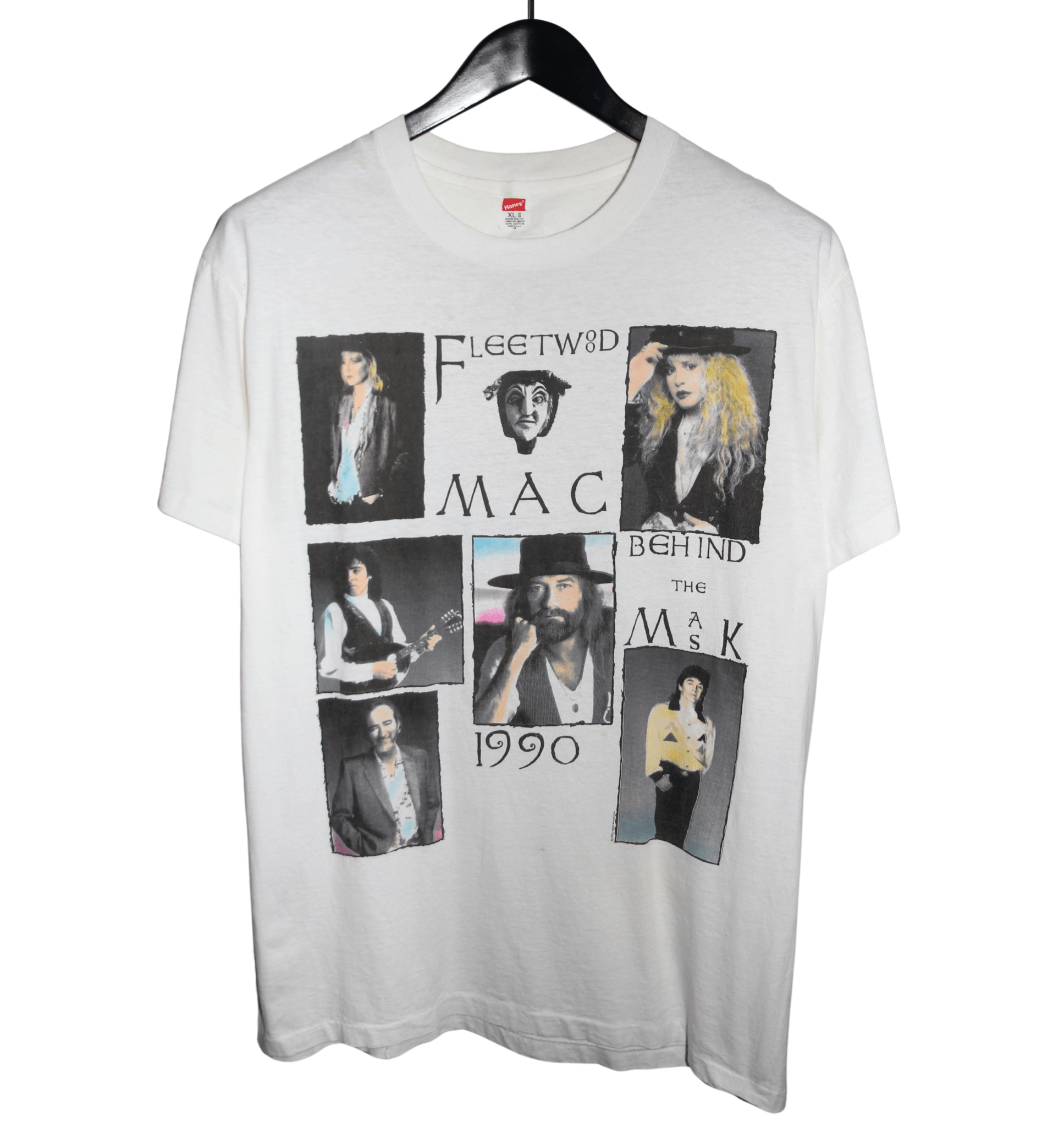Fleetwood Mac 1990 Behind The Mask Tour Shirt - Faded AU