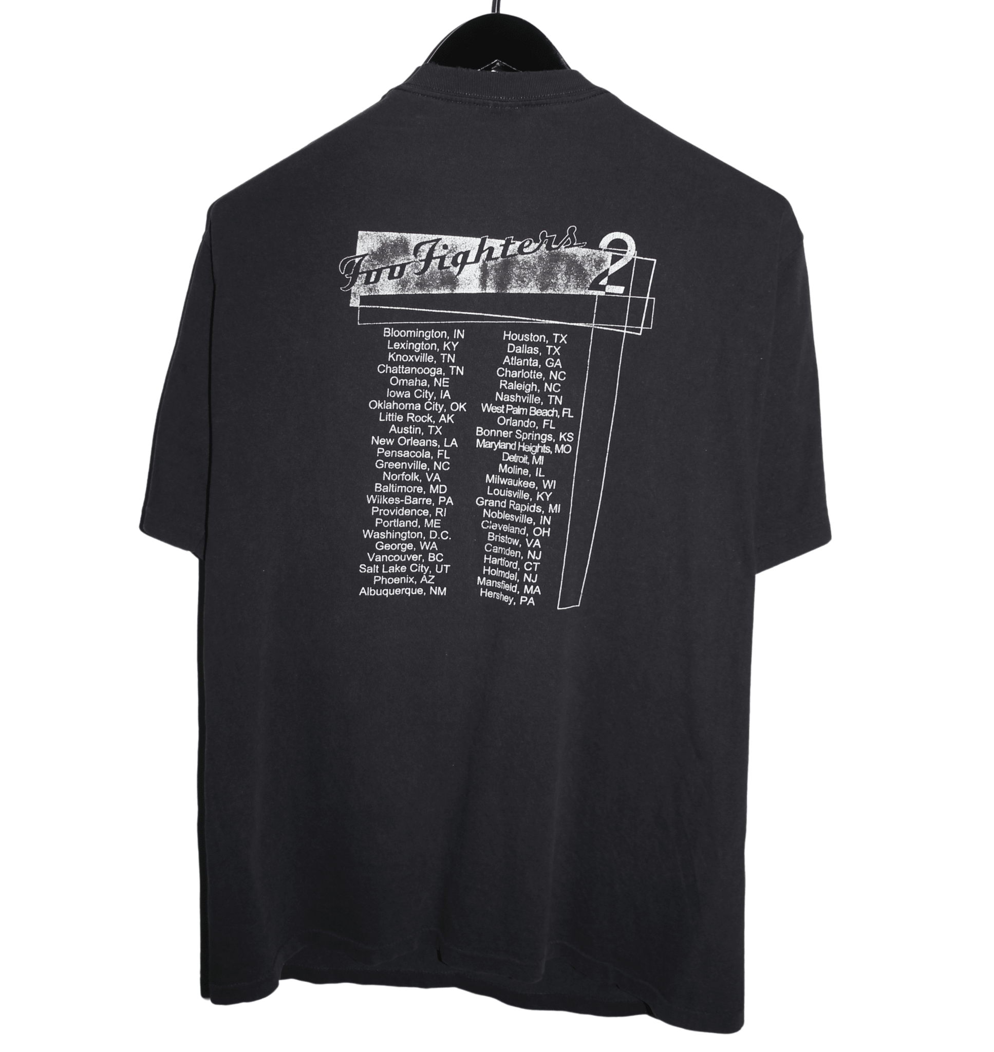 Foo Fighters 2000 Figure 1 Tour Shirt - Faded AU