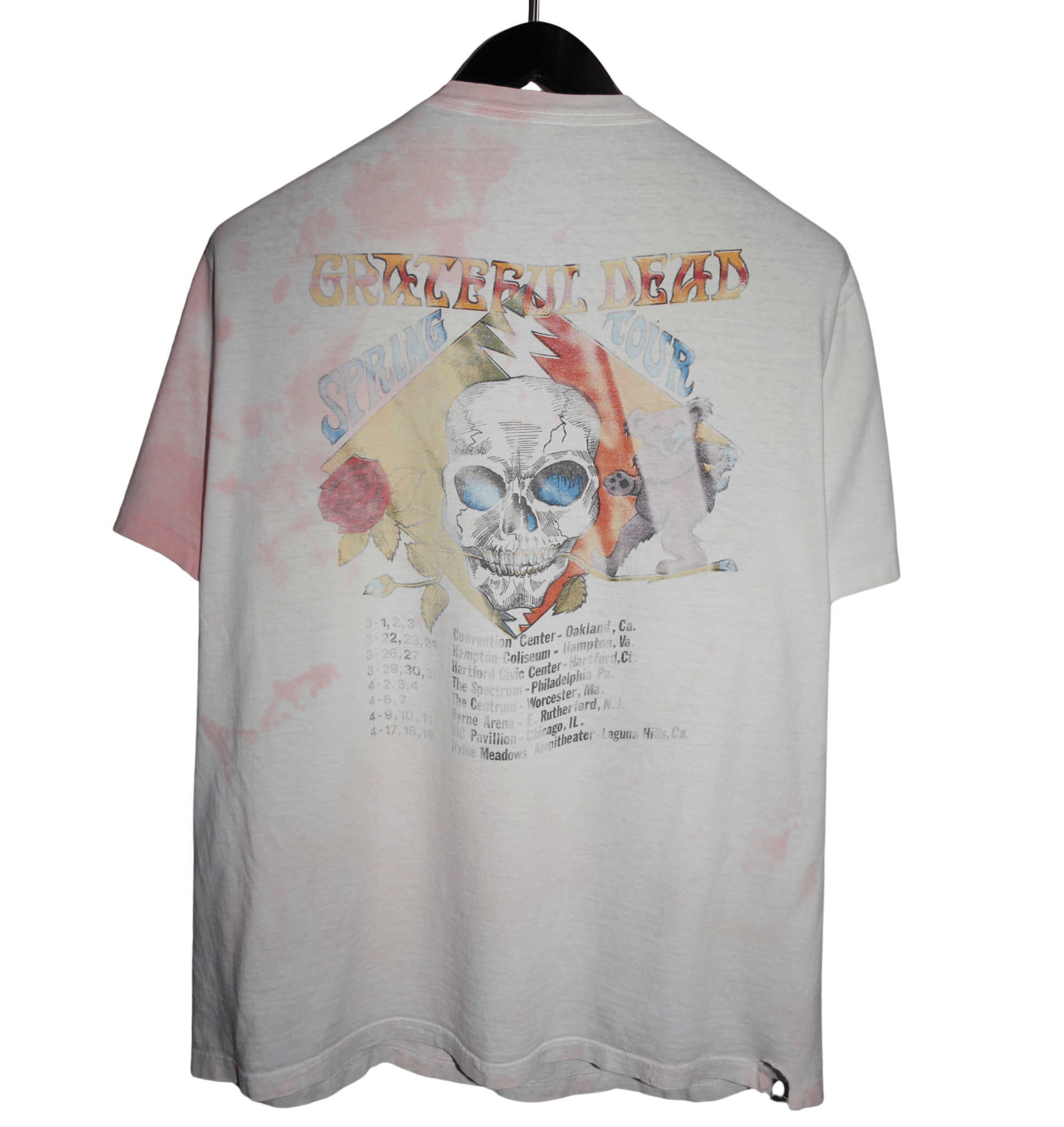 Grateful Dead 1987 Spring Tour Shirt - Faded AU