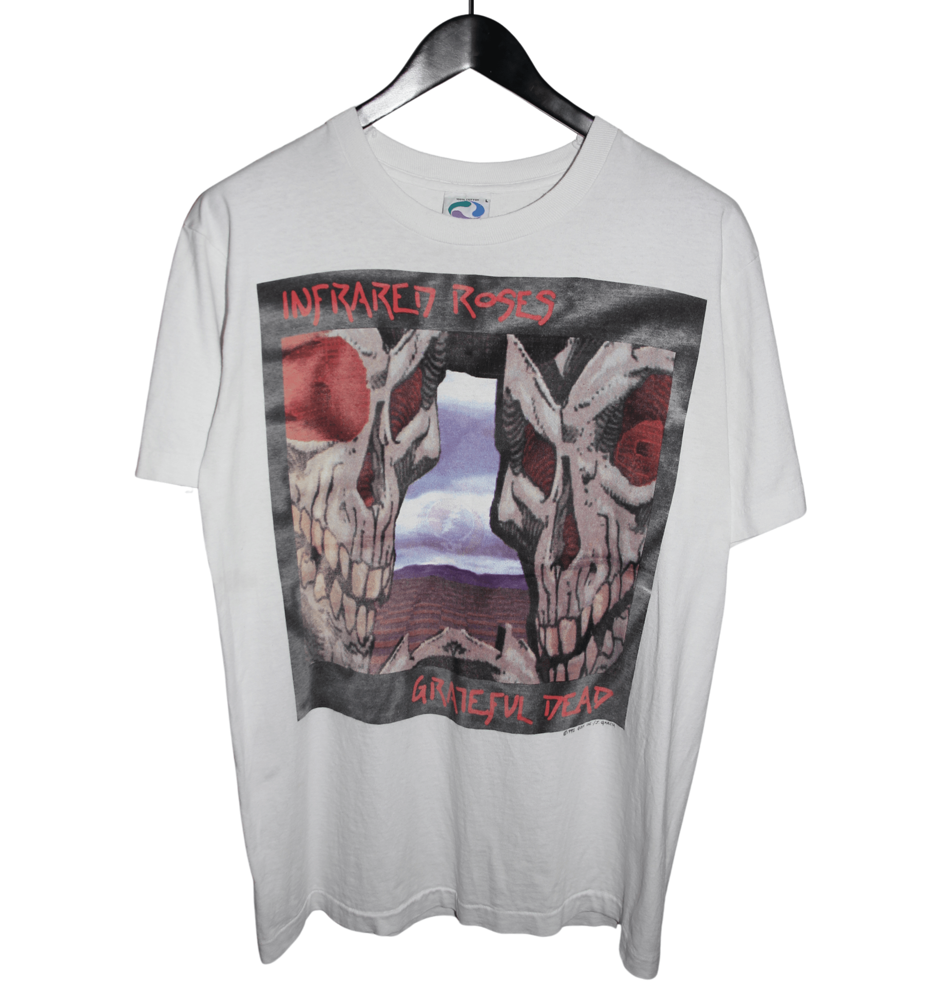 Grateful Dead 1992 Infrared Roses Shirt - Faded AU