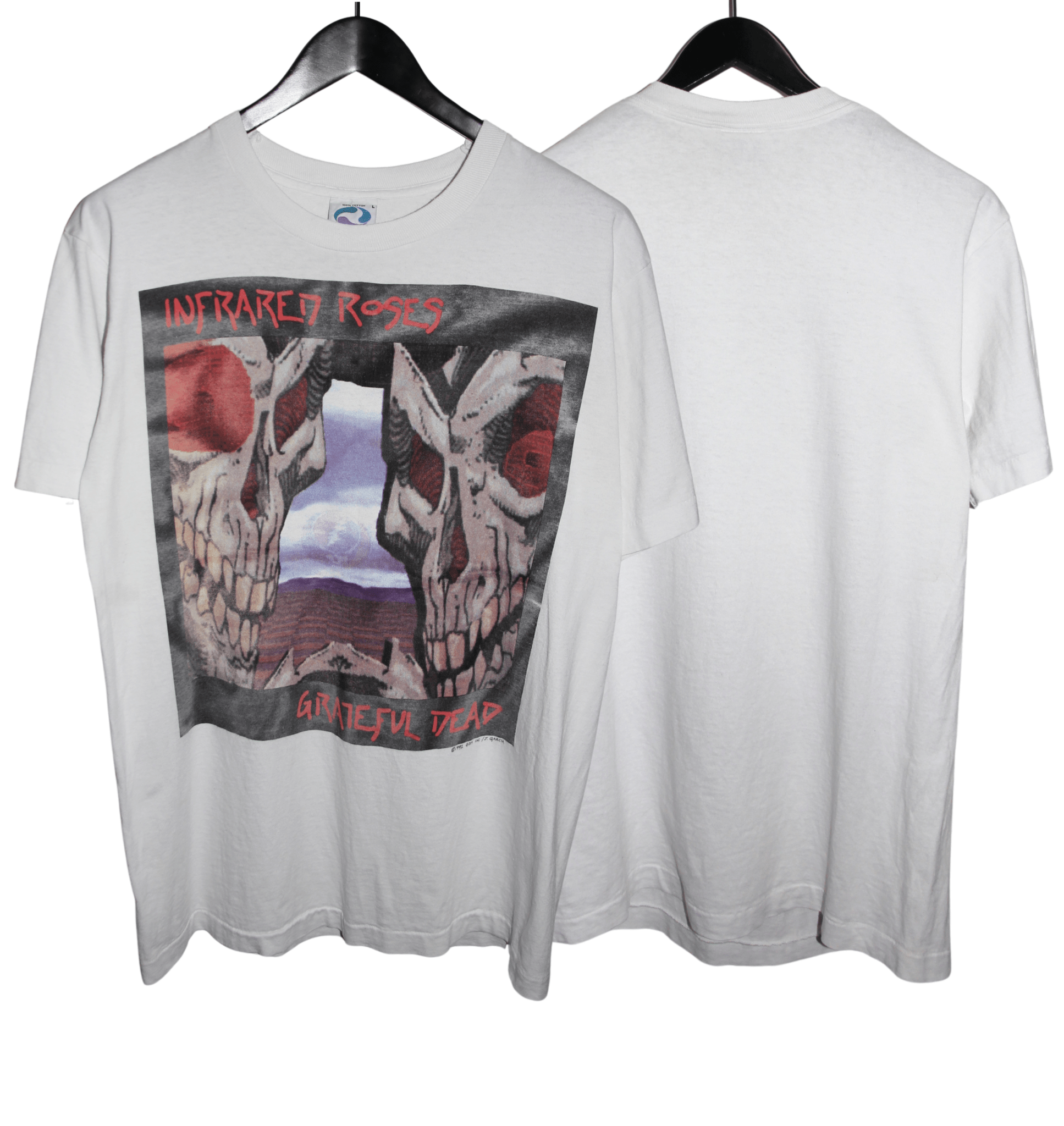 Grateful Dead 1992 Infrared Roses Shirt - Faded AU
