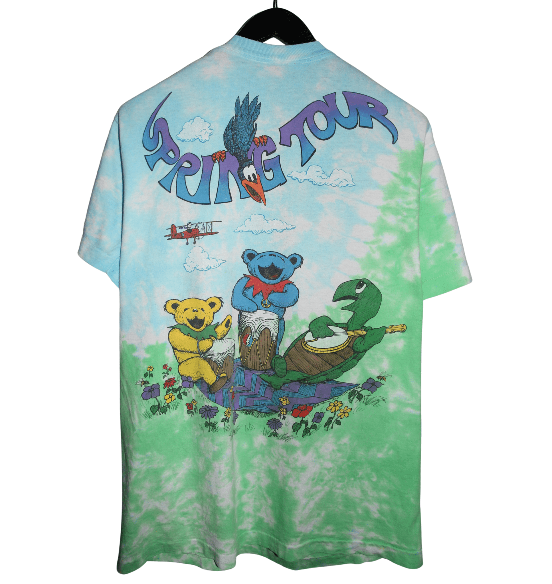 Grateful Dead 1992 Spring Tour Tie Dye Shirt - Faded AU