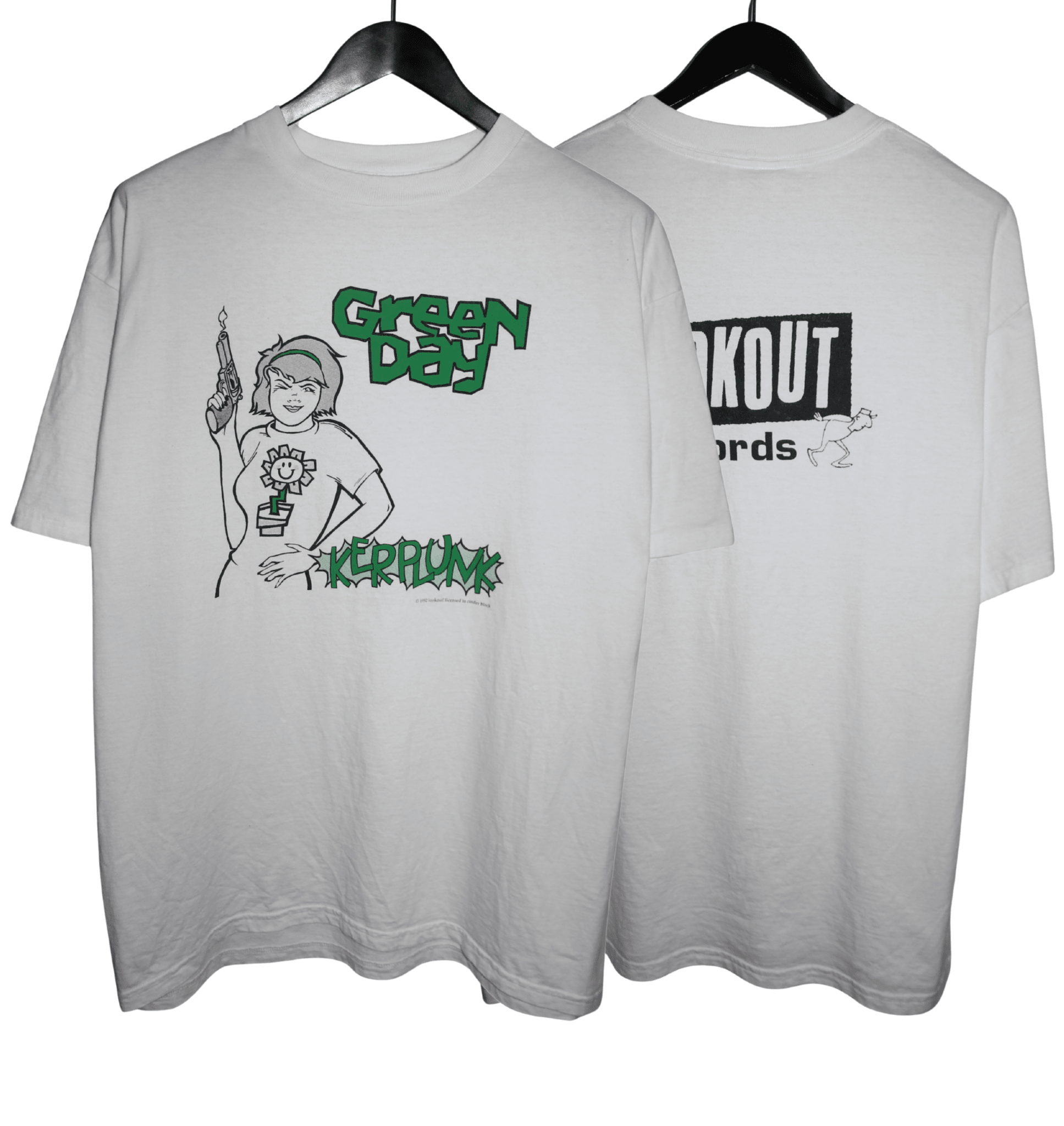 Green Day 1992 Kerplunk Album Shirt - Faded AU