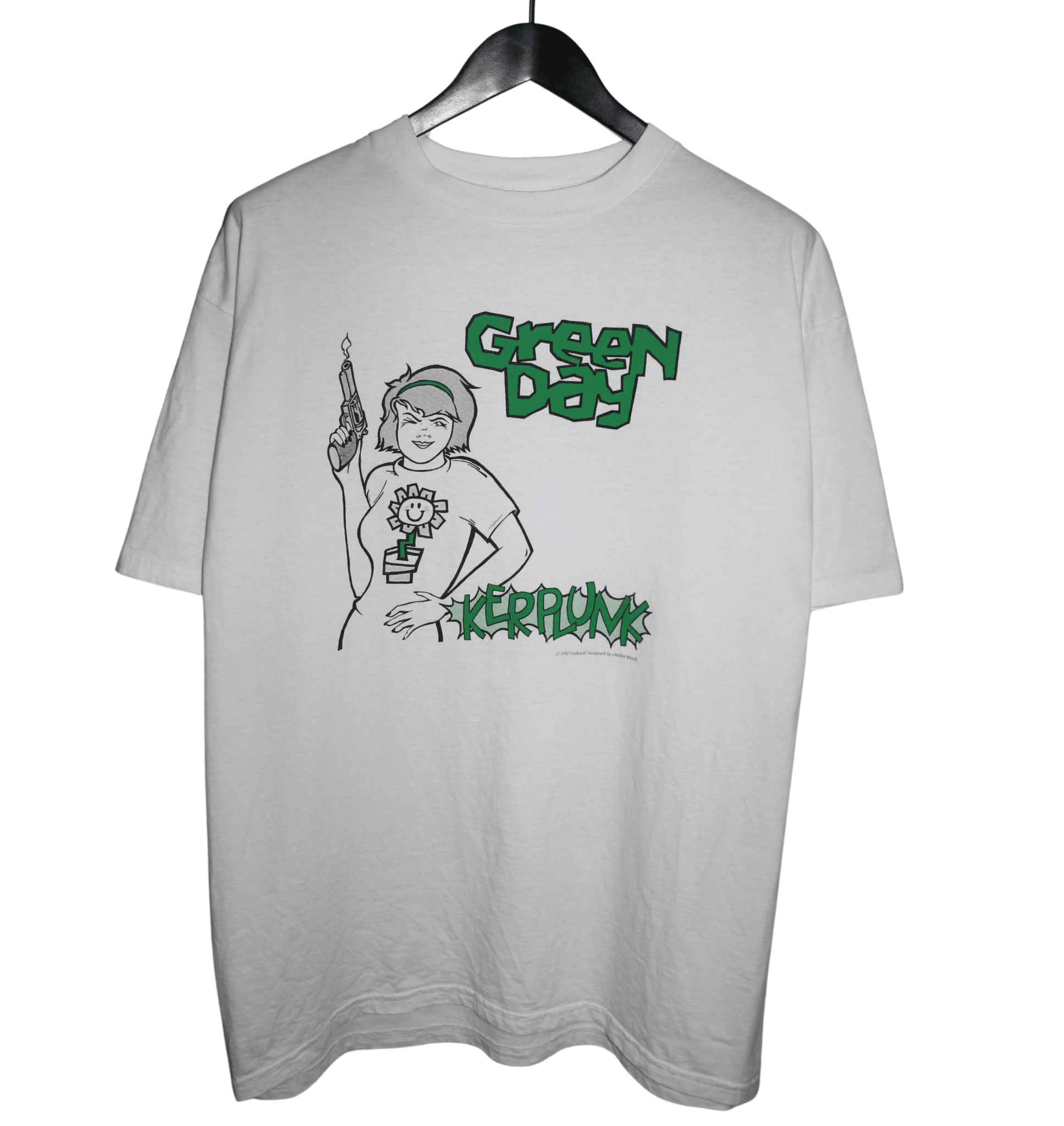 Green Day 1992 Kerplunk Album Shirt - Faded AU