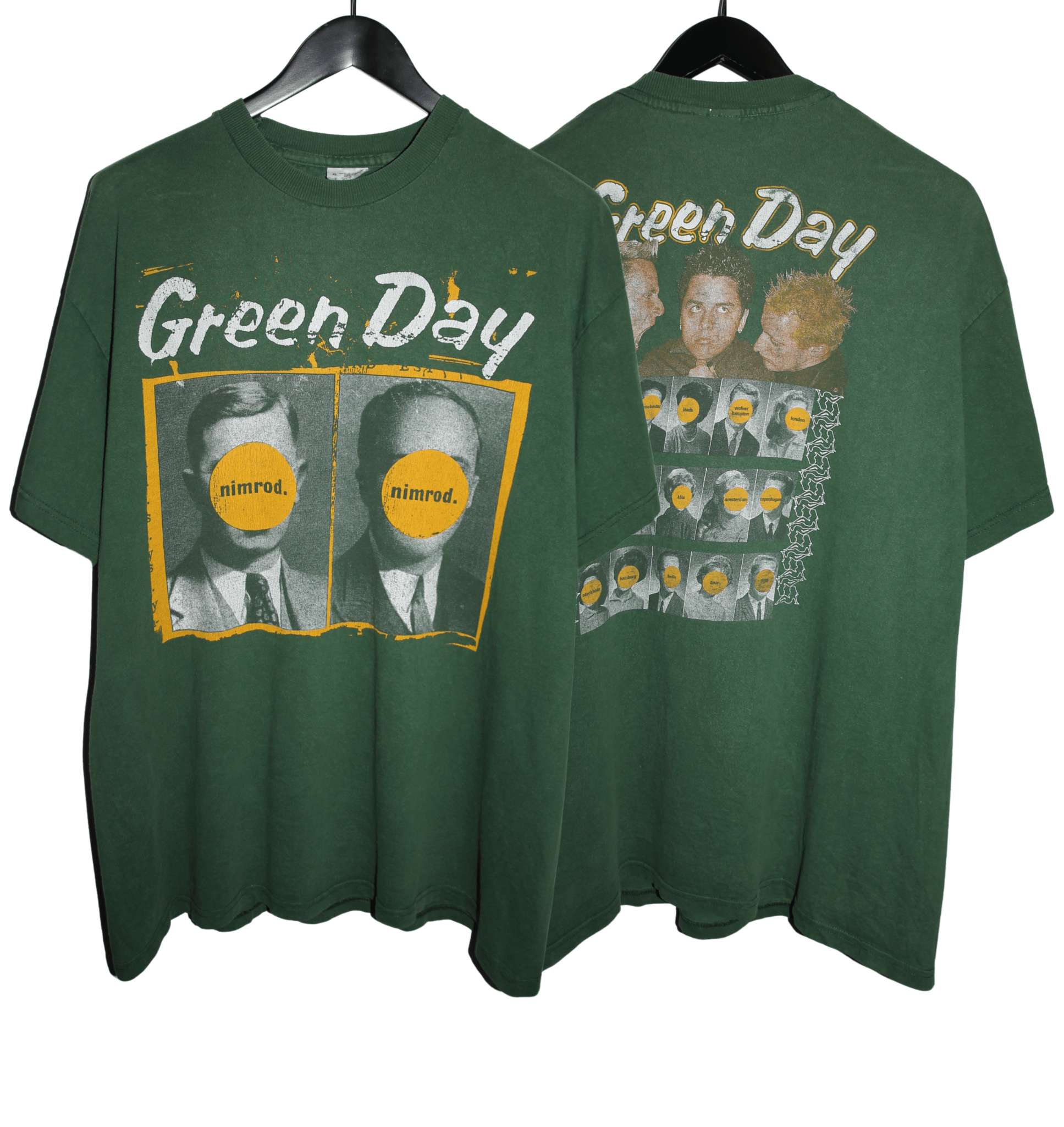 Green Day 1997 Nimrod Tour Shirt - Faded AU