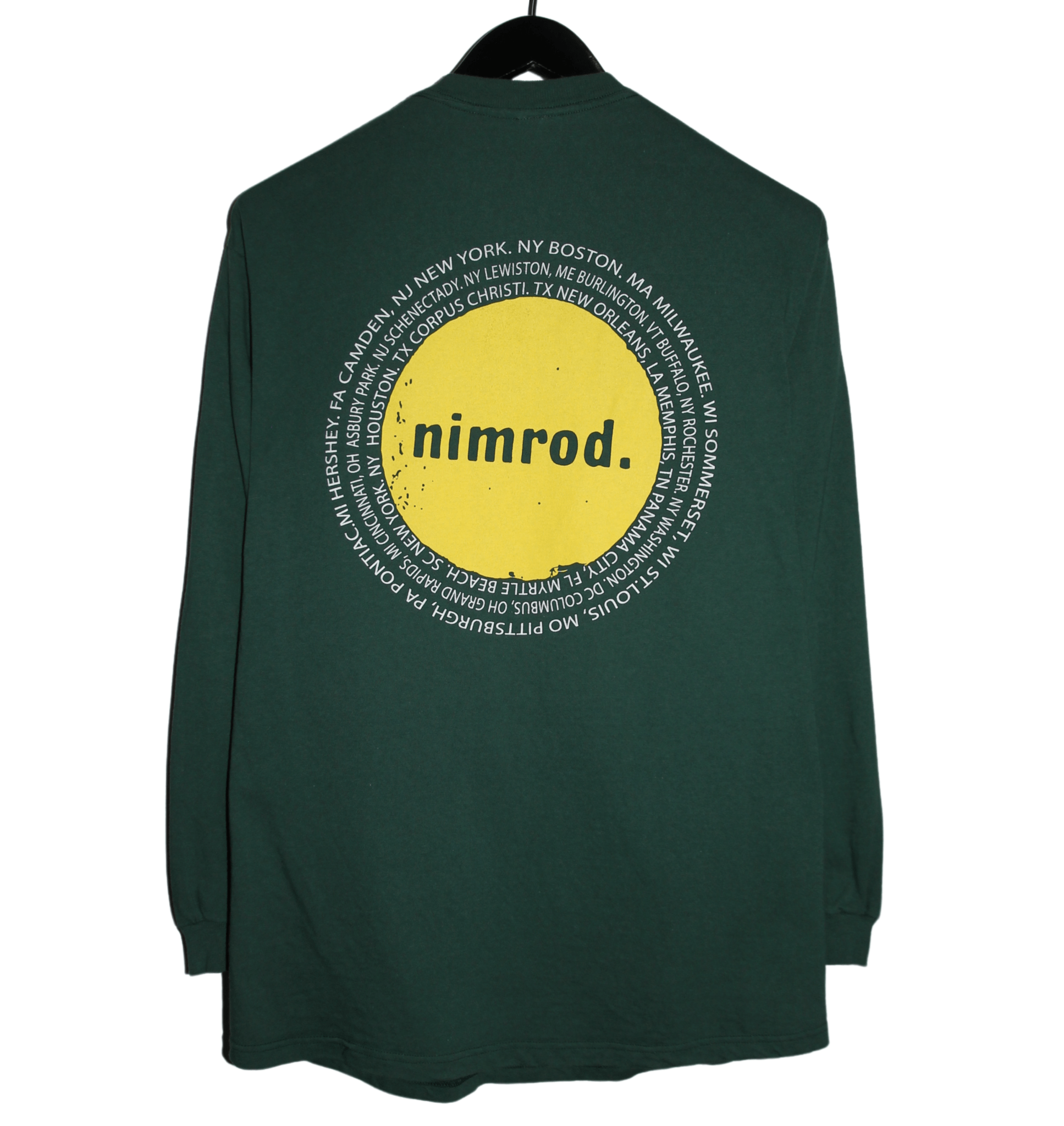 Green Day 1998 Nimrod Tour Long Sleeve - Faded AU