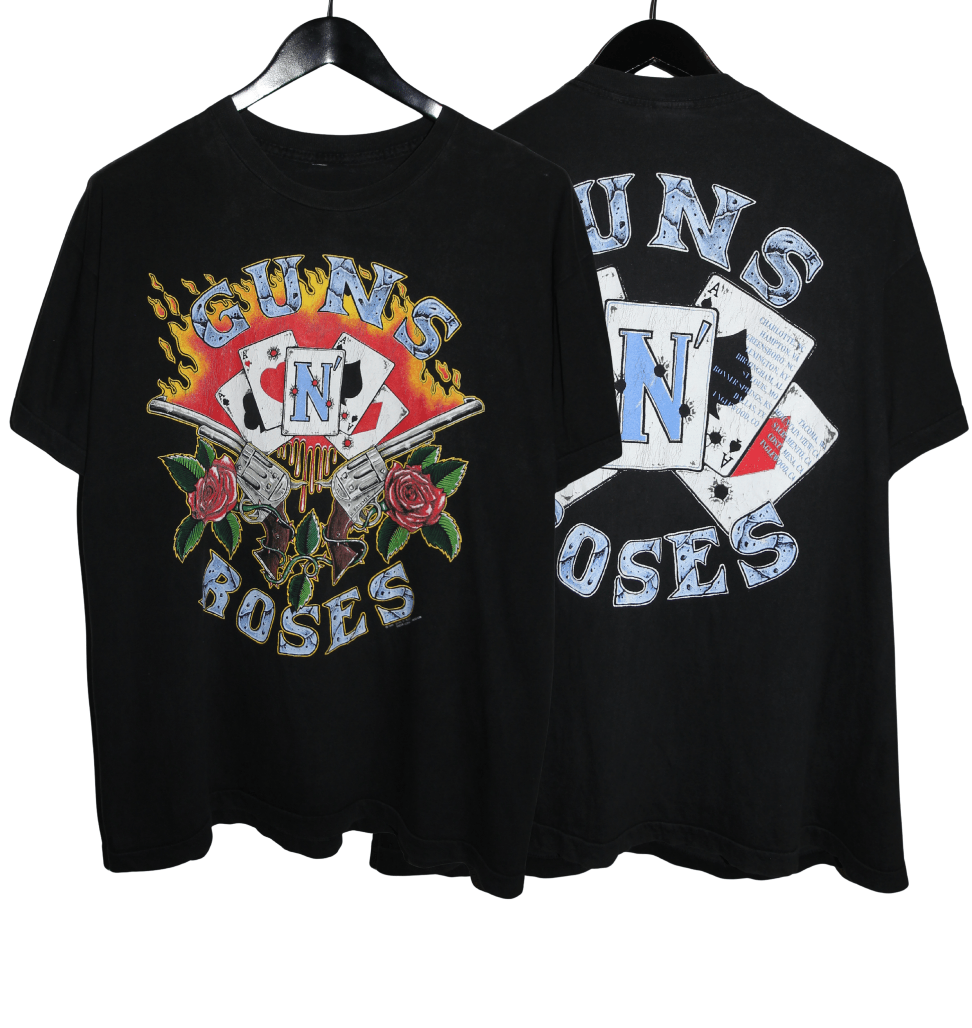 Guns N Roses 1991 Tour Shirt - Faded AU