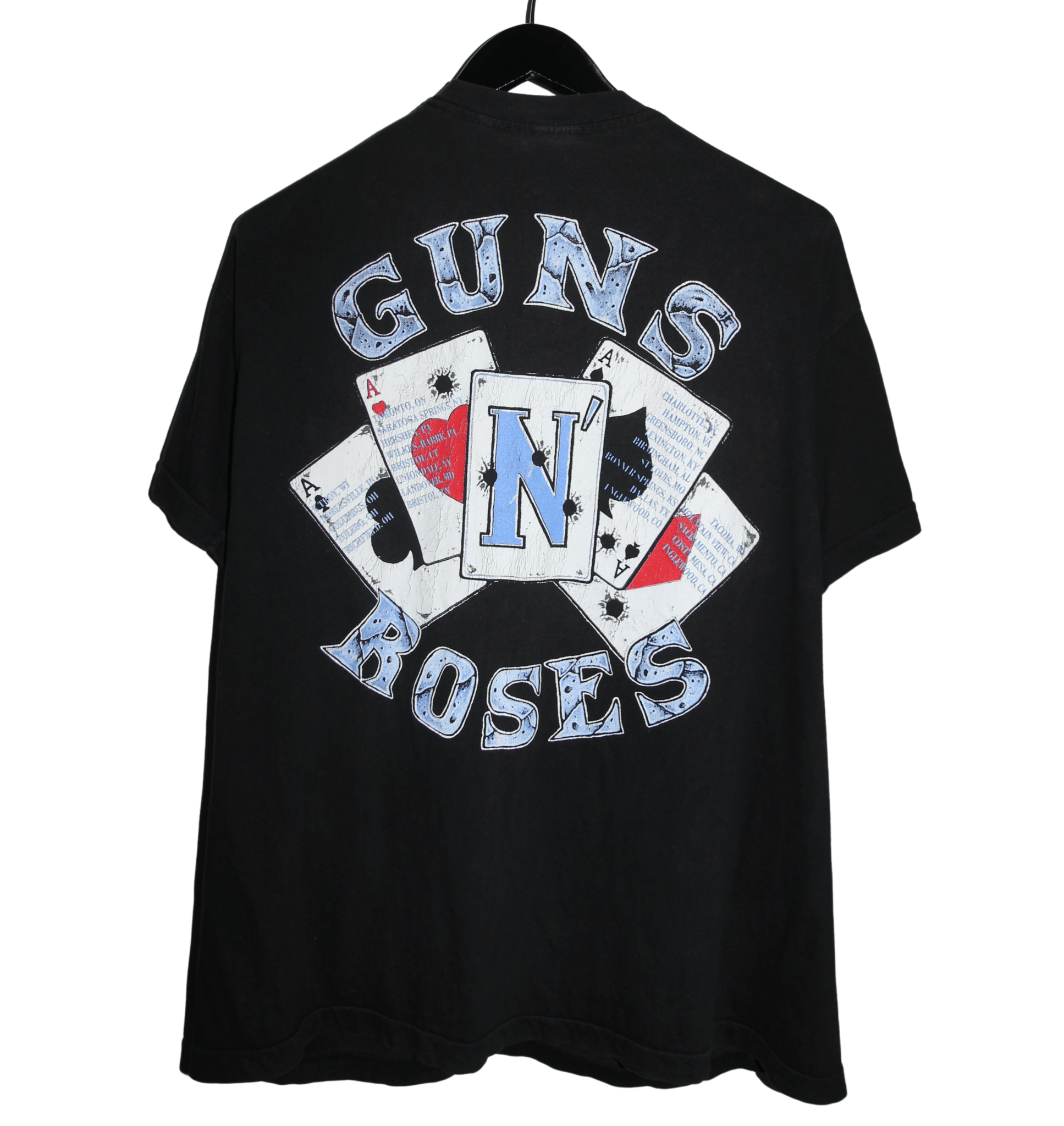 Guns N Roses 1991 Tour Shirt - Faded AU