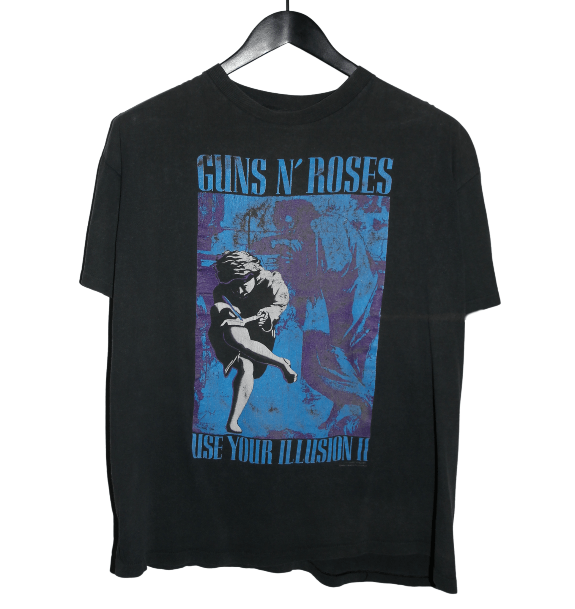 Guns N' Roses 1991 Use Your Illusion II Tour Shirt - Faded AU