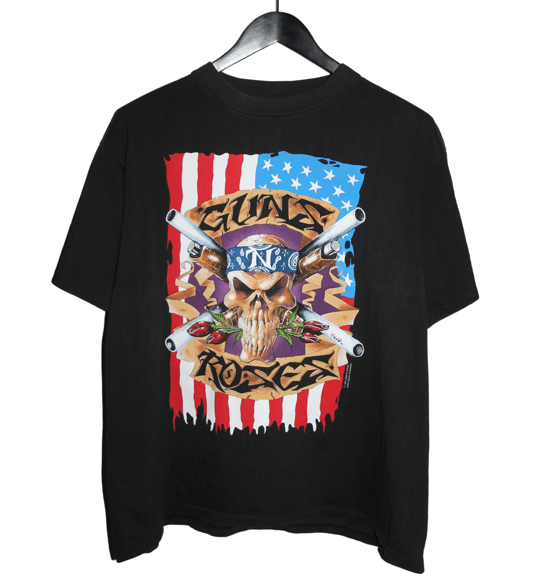Guns N' Roses 1991 Use Your Illusion Tour Shirt - Faded AU