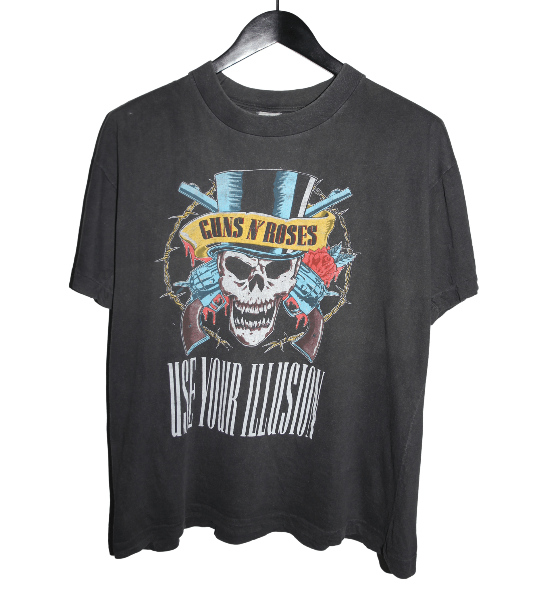 Guns N' Roses 1992 Use Your Illusion Tour Shirt - Faded AU