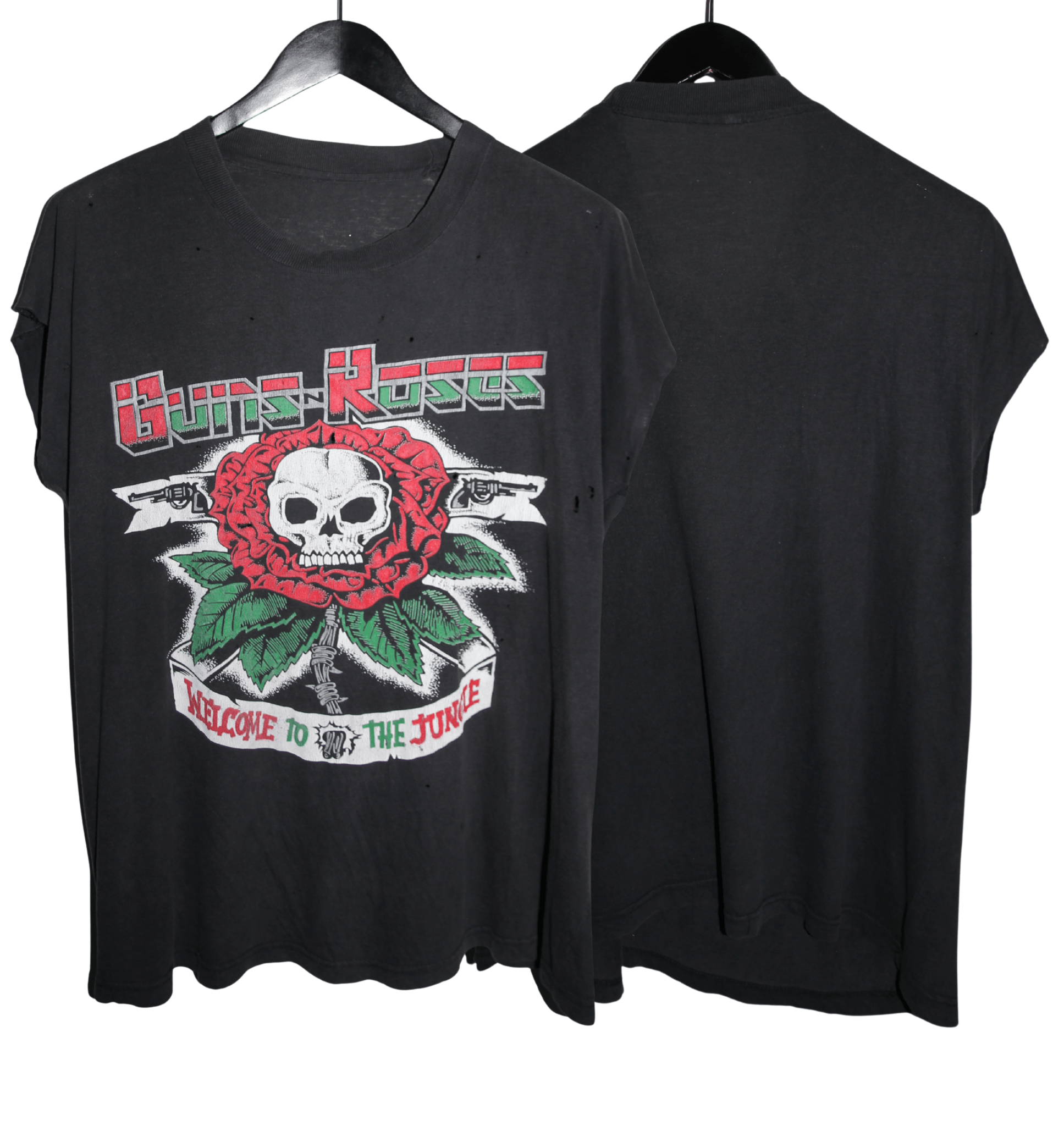 Guns N' Roses 90's Welcome to the Jungle Sleeveless Shirt - Faded AU