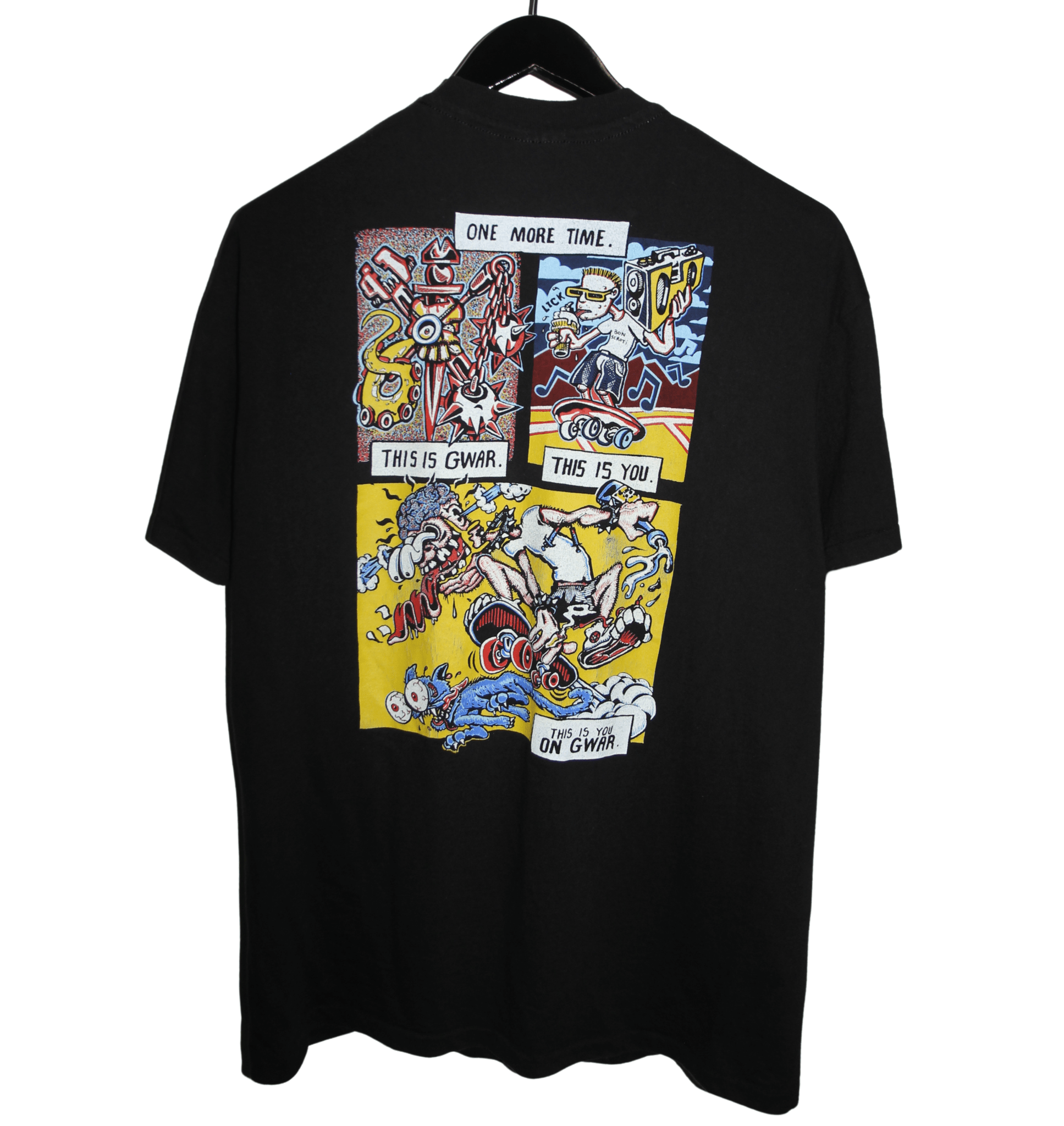 GWAR 1990 One More Time Shirt - Faded AU