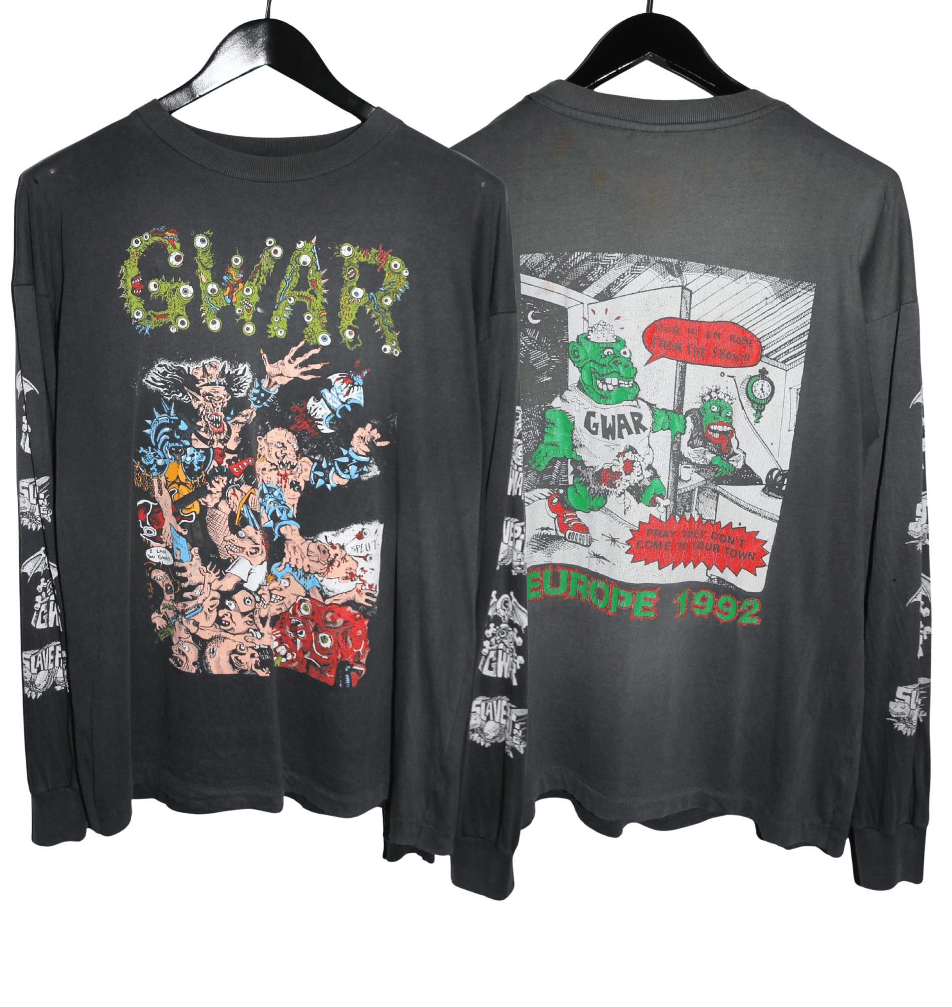 Gwar 1992 European Tour Long Sleeve - Faded AU
