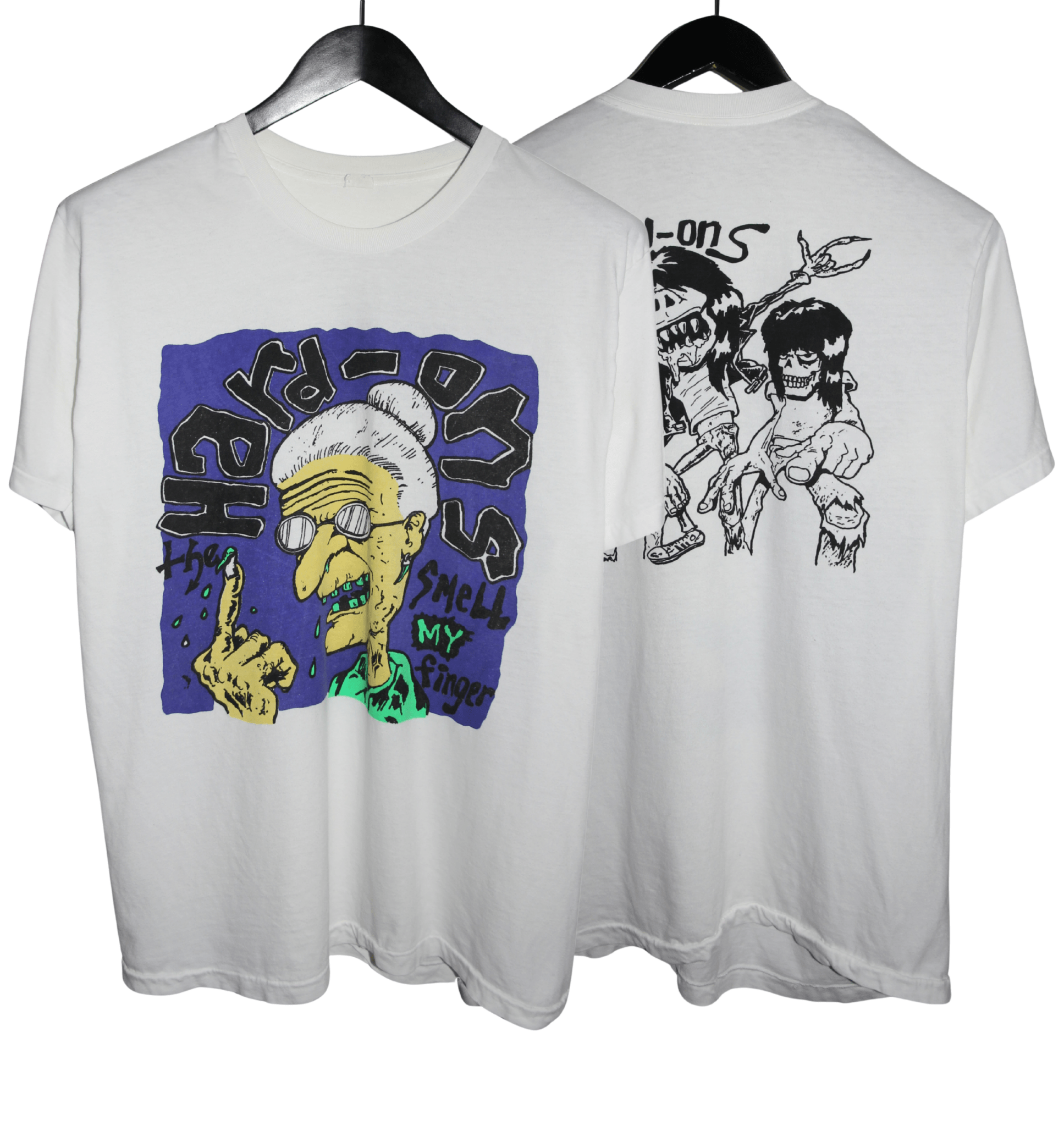 Hard Ons 80's Smell My Finger Shirt - Faded AU