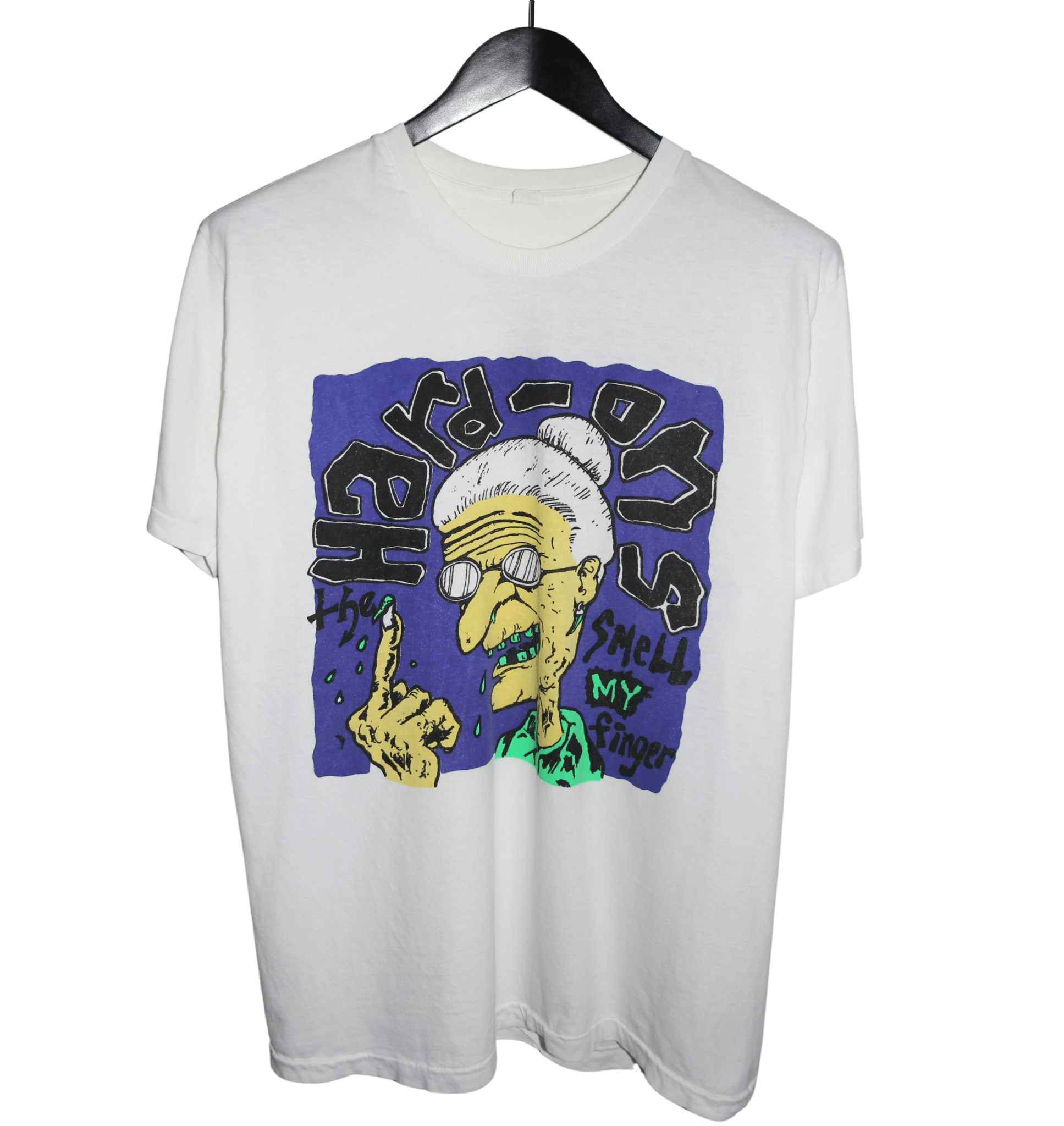 Hard Ons 80's Smell My Finger Shirt - Faded AU