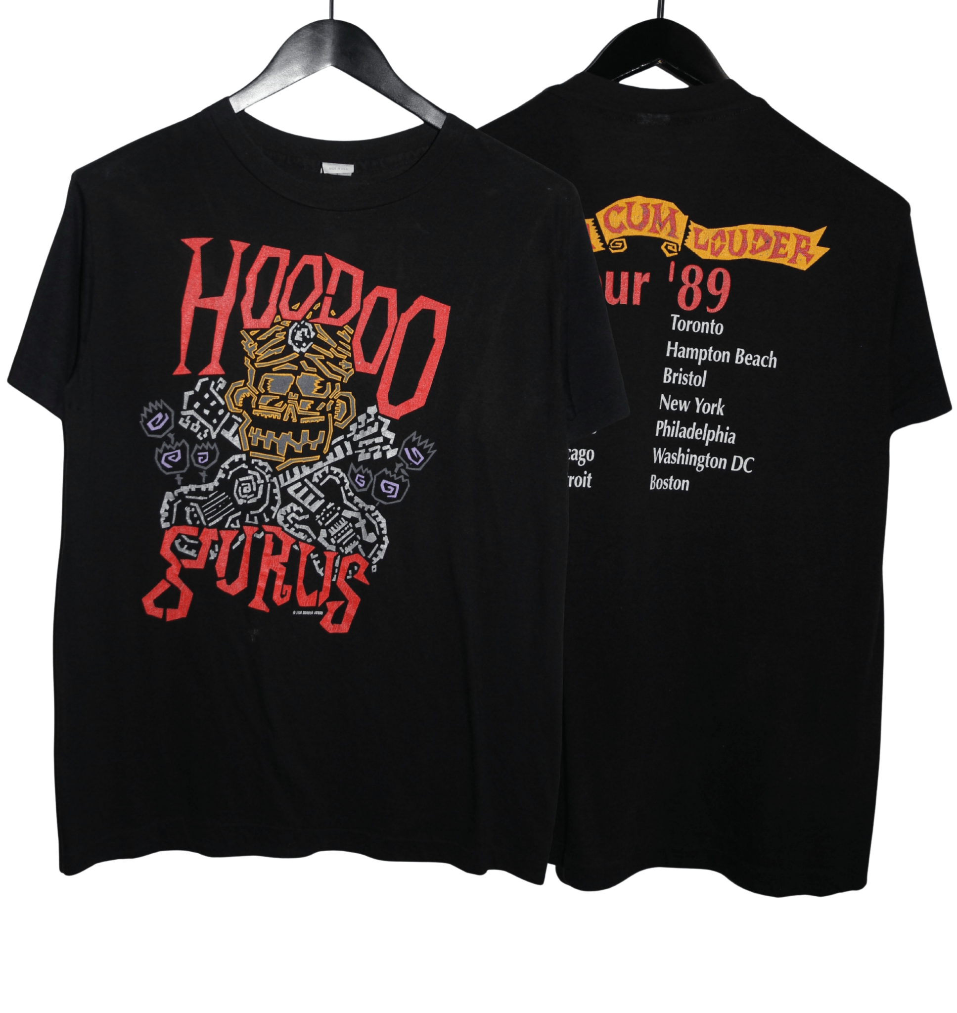 Hoodoo Gurus 1989 Magnum Cum Load Tour Shirt - Faded AU