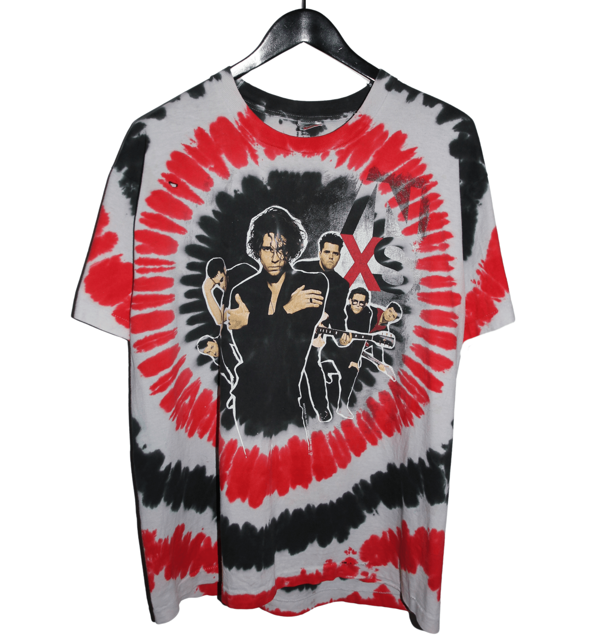 INXS 1991 The X Factor Tie Dye Tour Shirt - Faded AU