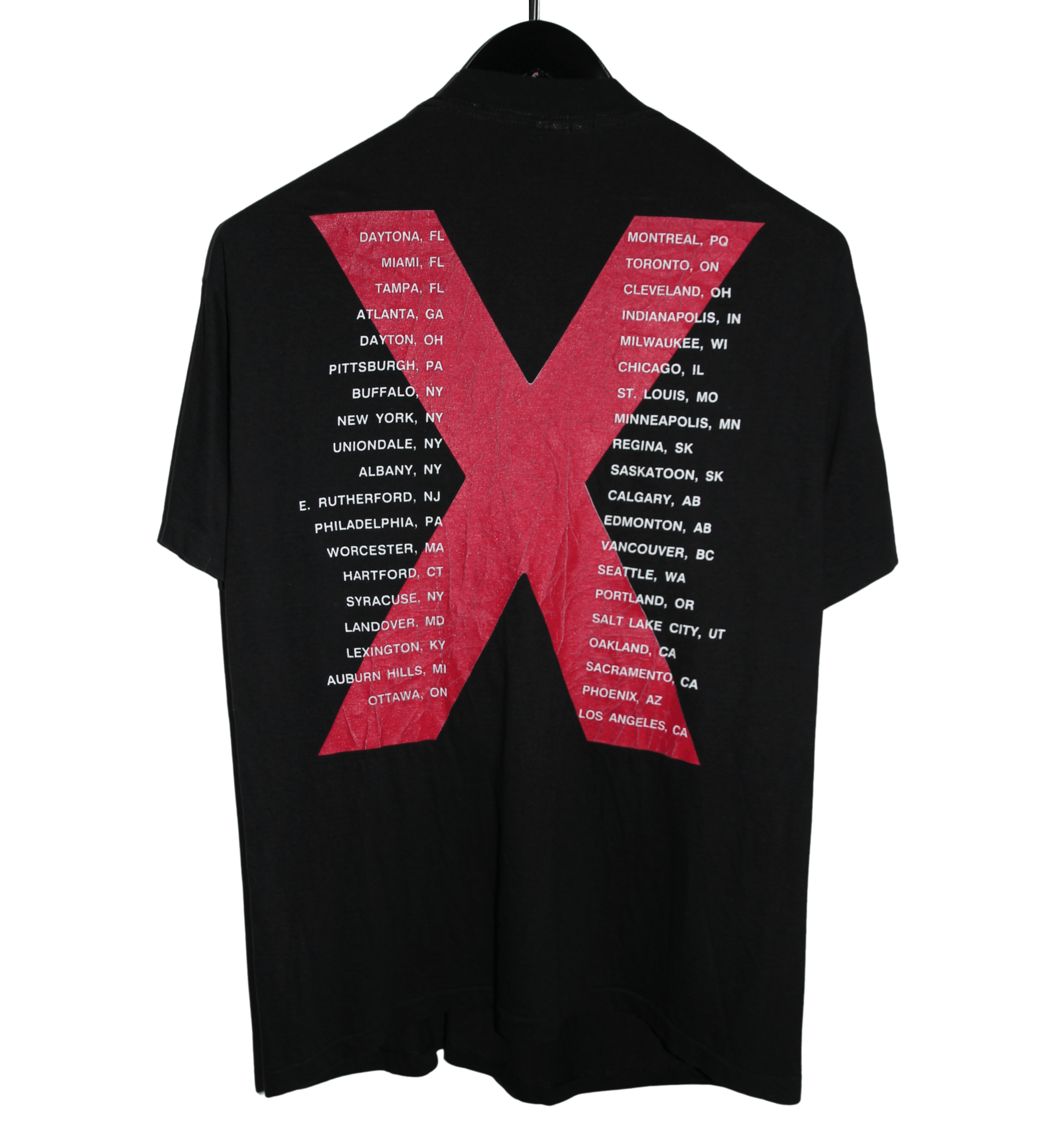 INXS 1991 The X Factor Tour Shirt - Faded AU