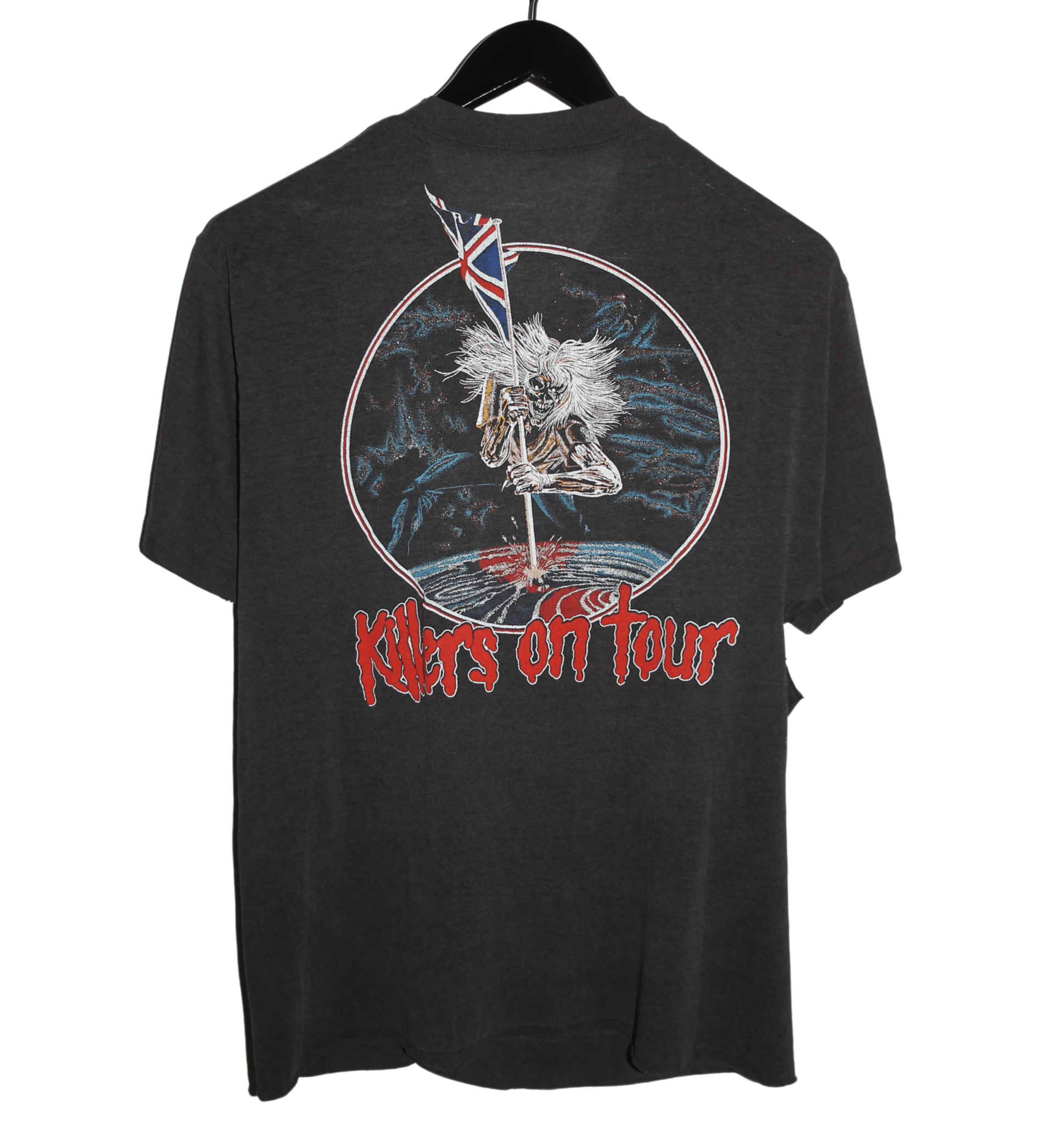 Iron Maiden 1987 Killers on Tour Shirt - Faded AU