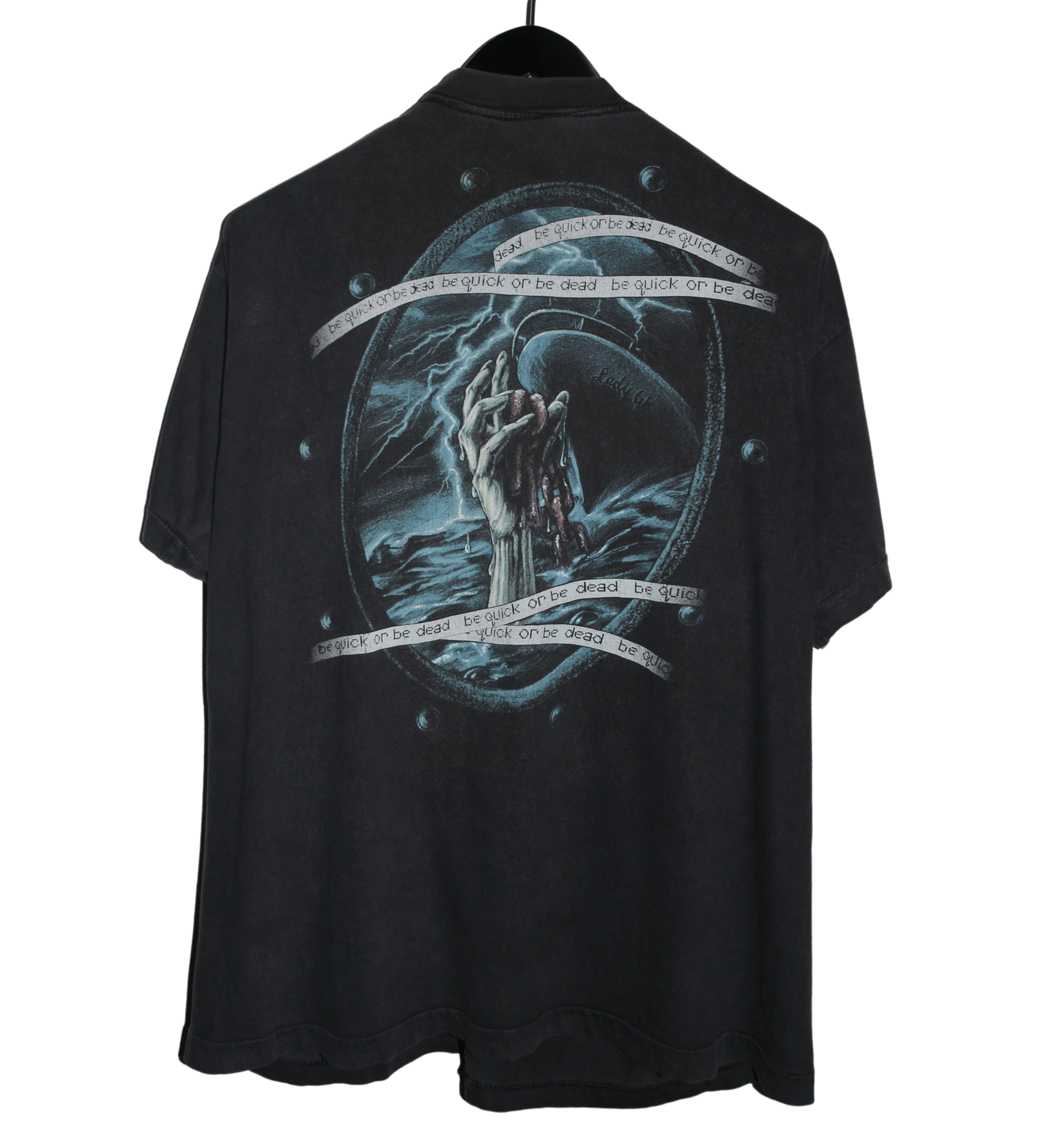 Iron Maiden 1992 Be Quick or Be Dead Shirt - Faded AU