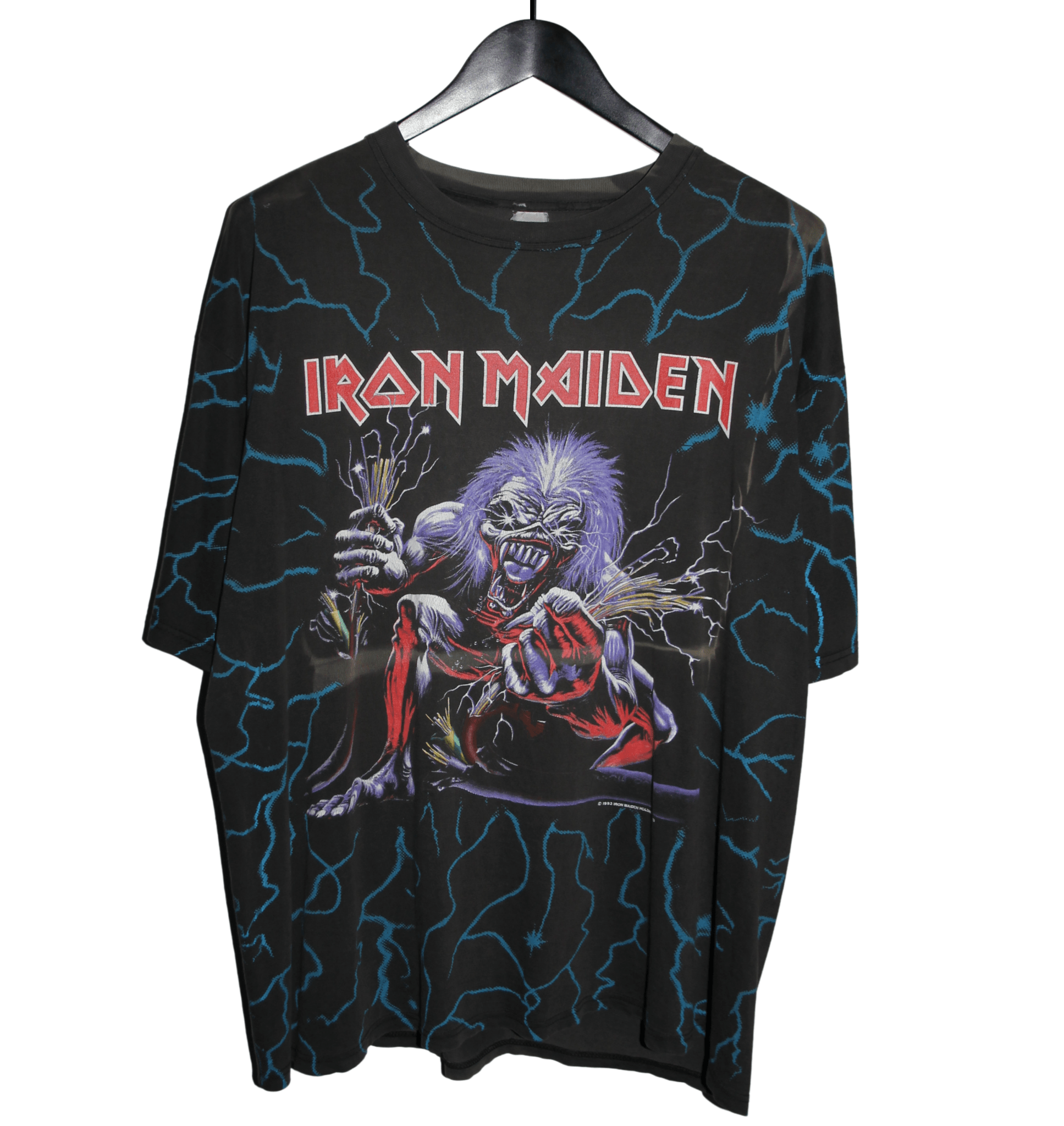 Iron Maiden 1993 A Real Live One All Over Print Shirt - Faded AU