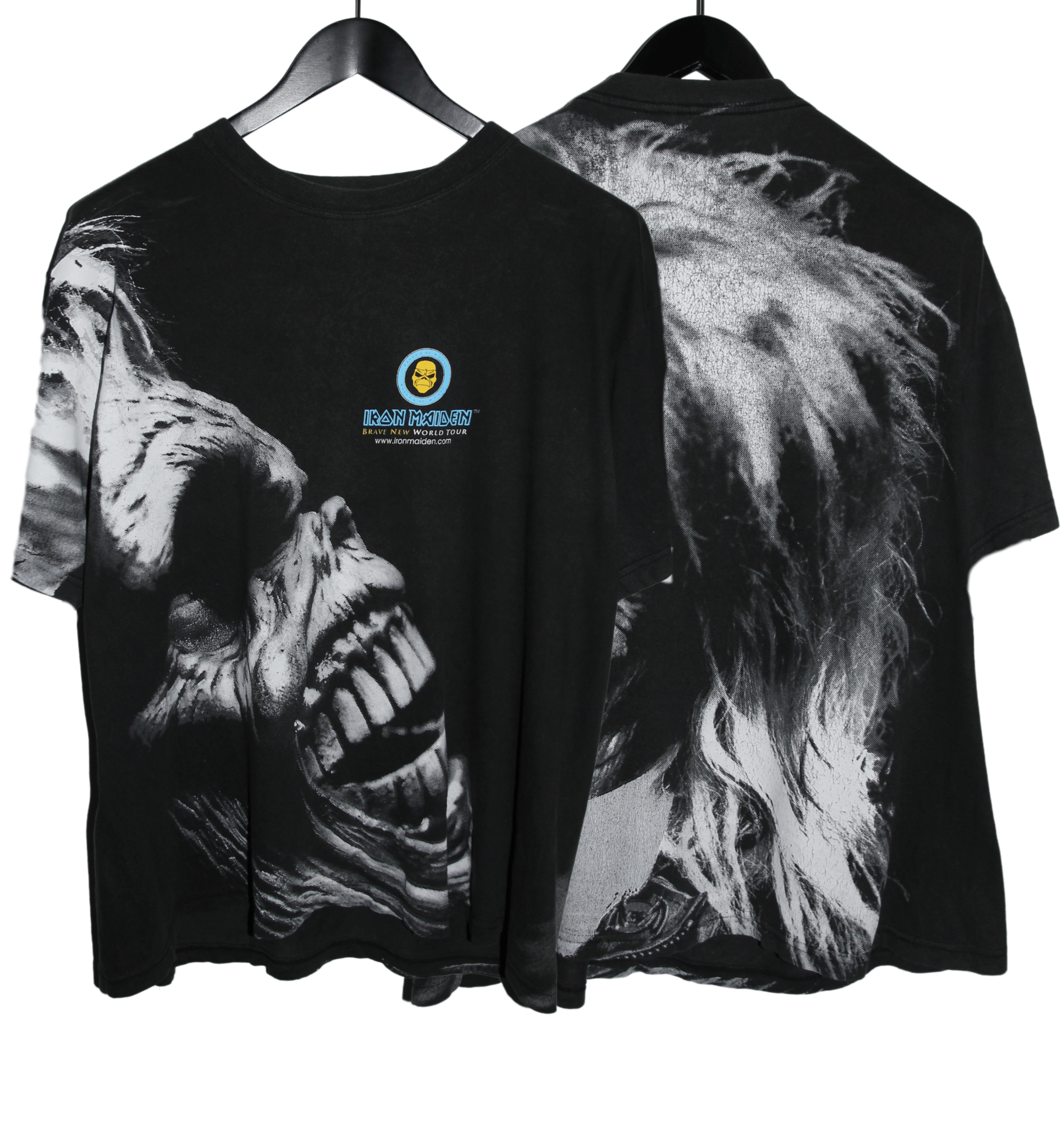 Iron Maiden 2000 Brave New World Shirt - Faded AU