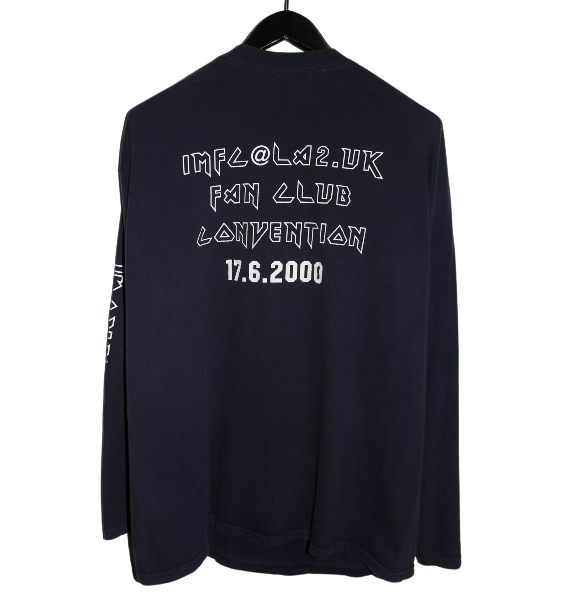 Iron Maiden 2000 Fan Club Convention Long Sleeve - Faded AU