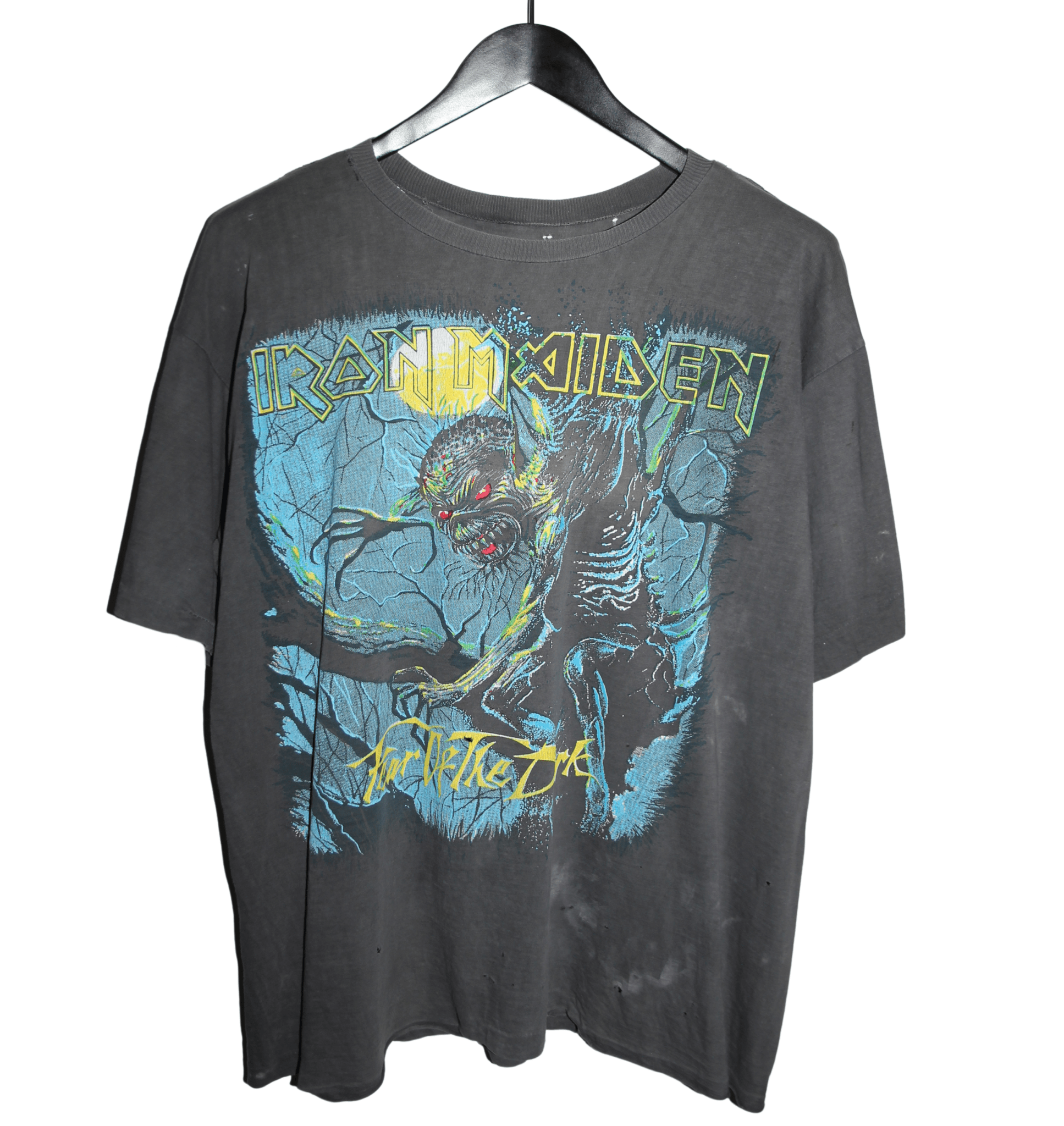 Iron Maiden 90's Fear of the Dark Shirt - Faded AU