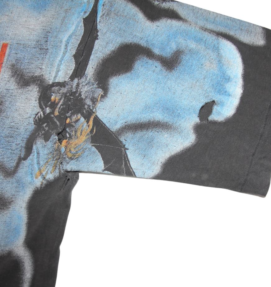 Iron Maiden 90's The Number of the Beast All Over Print Shirt - Faded AU