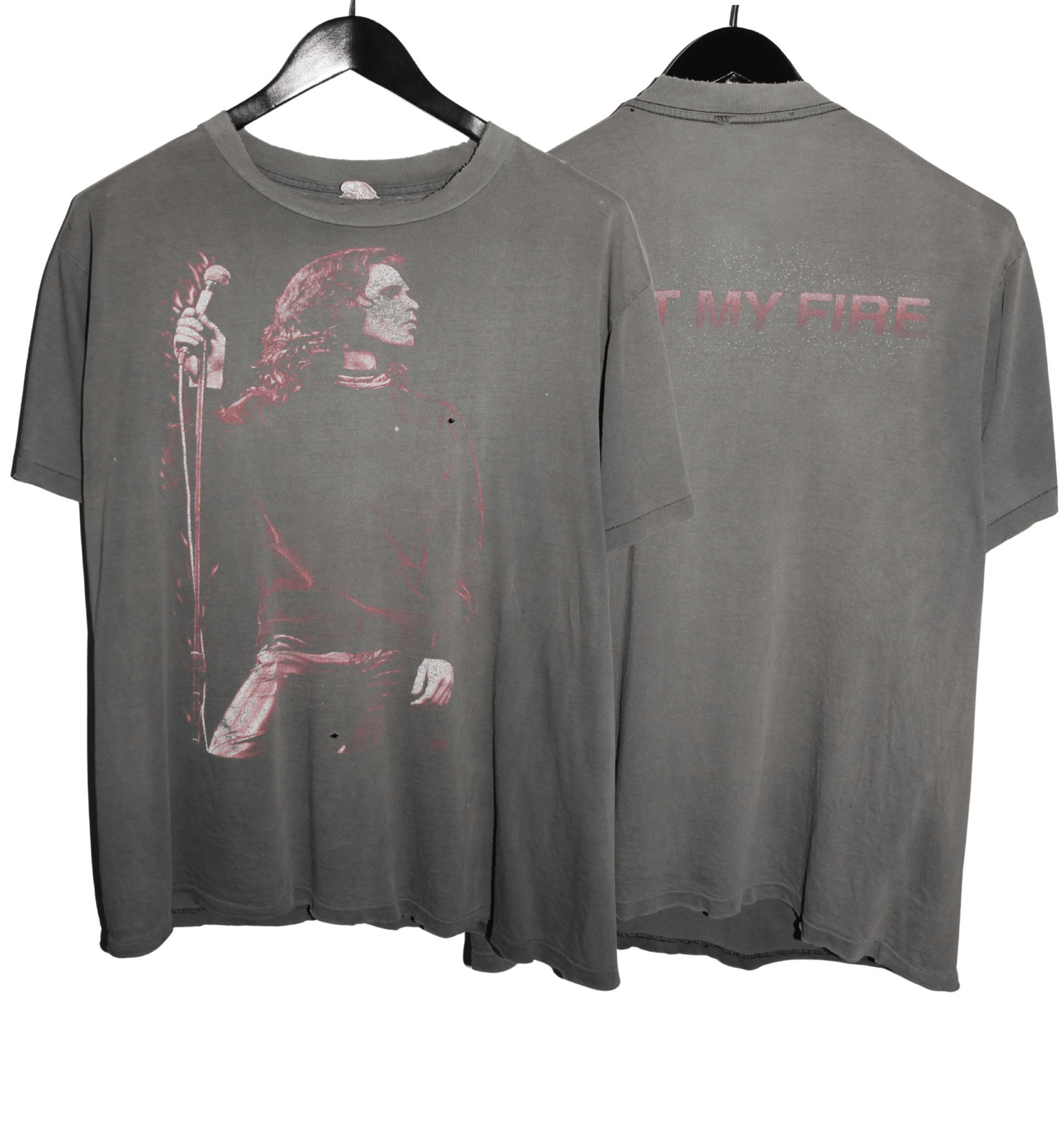 Jim Morrison 90's Light My Fire Memorial Shirt - Faded AU