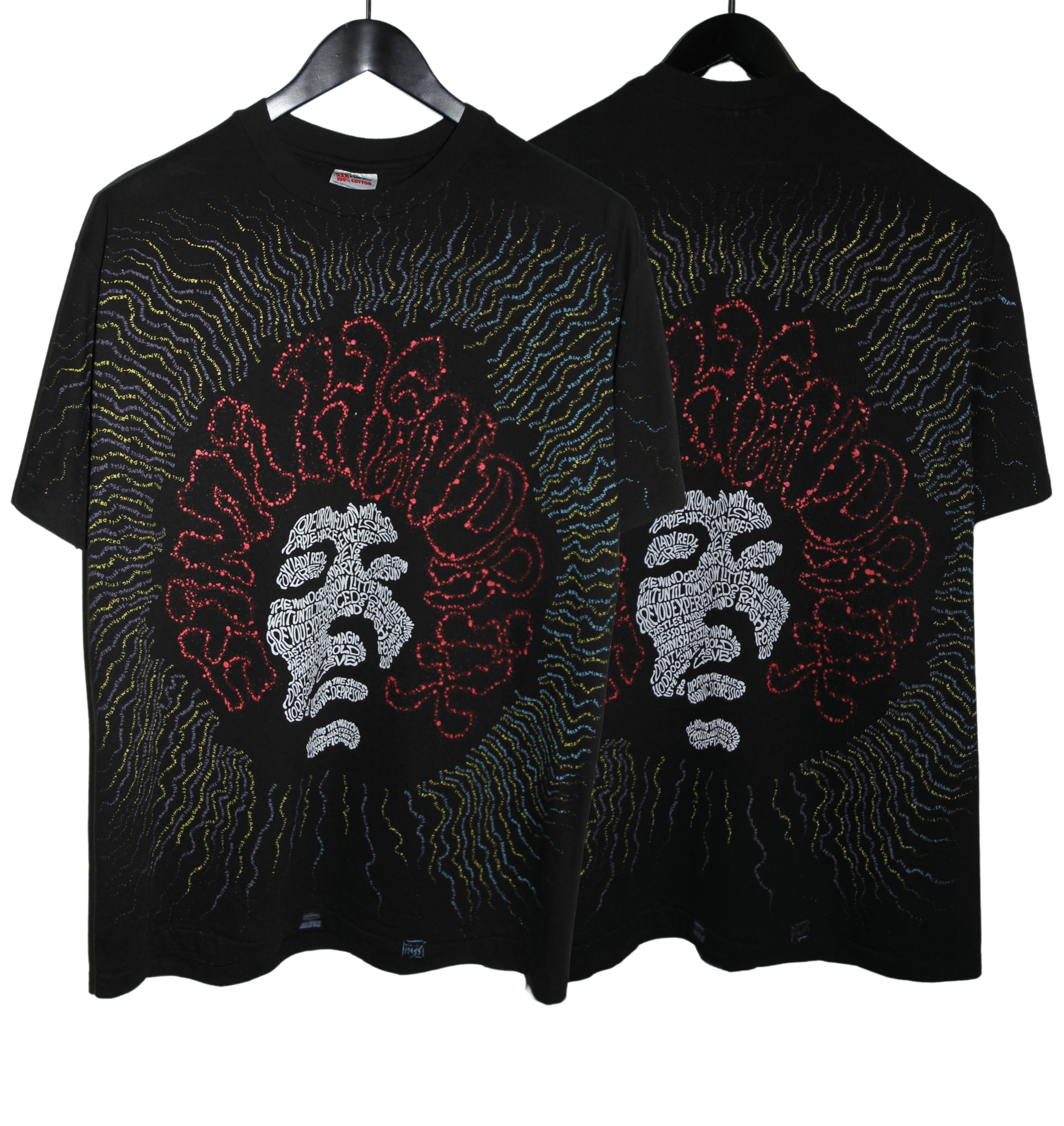 Jimi Hendrix 90's All Over Print Shirt - Faded AU