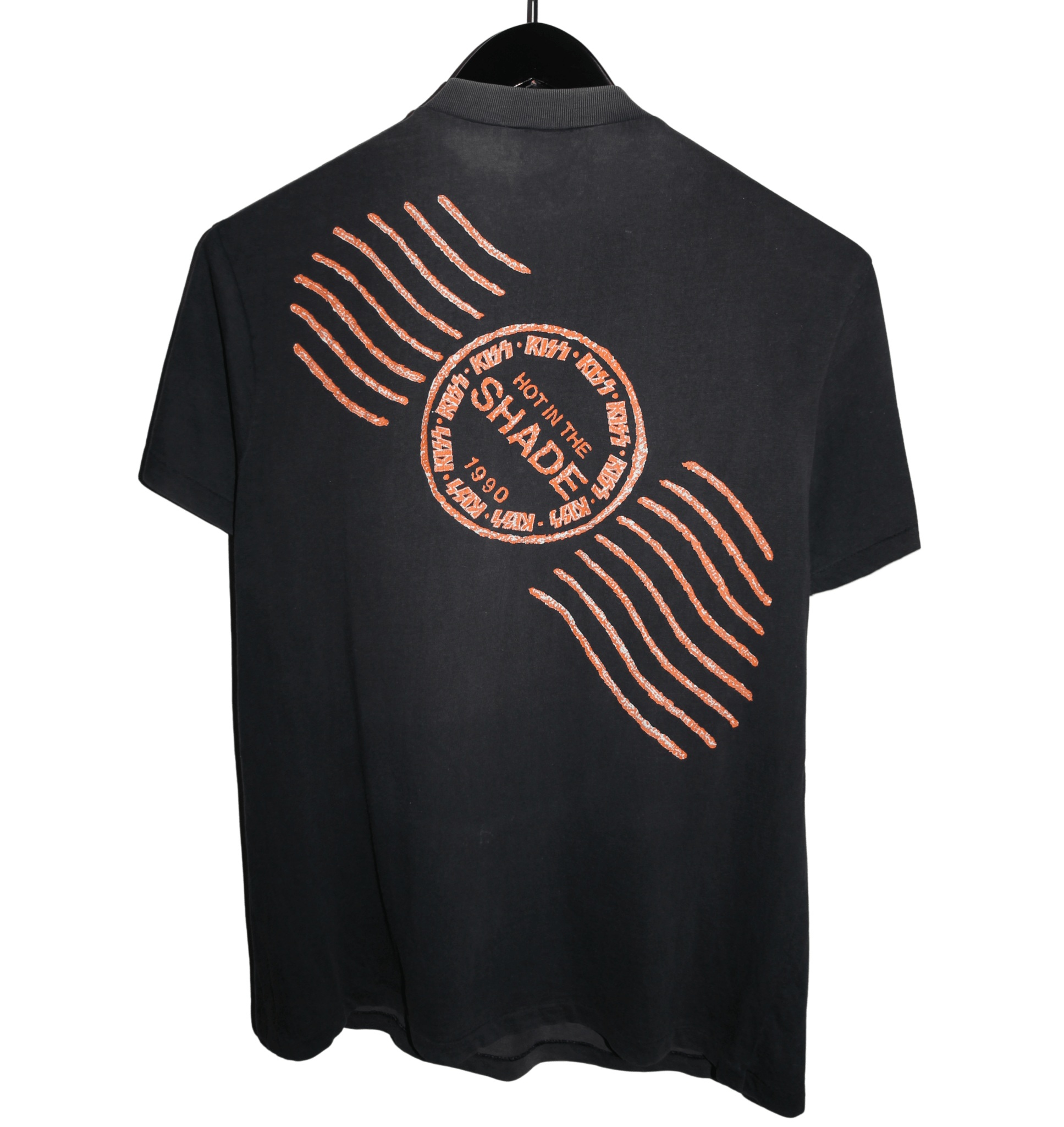 Kiss 1990 Hot in the Shade Tour Shirt - Faded AU