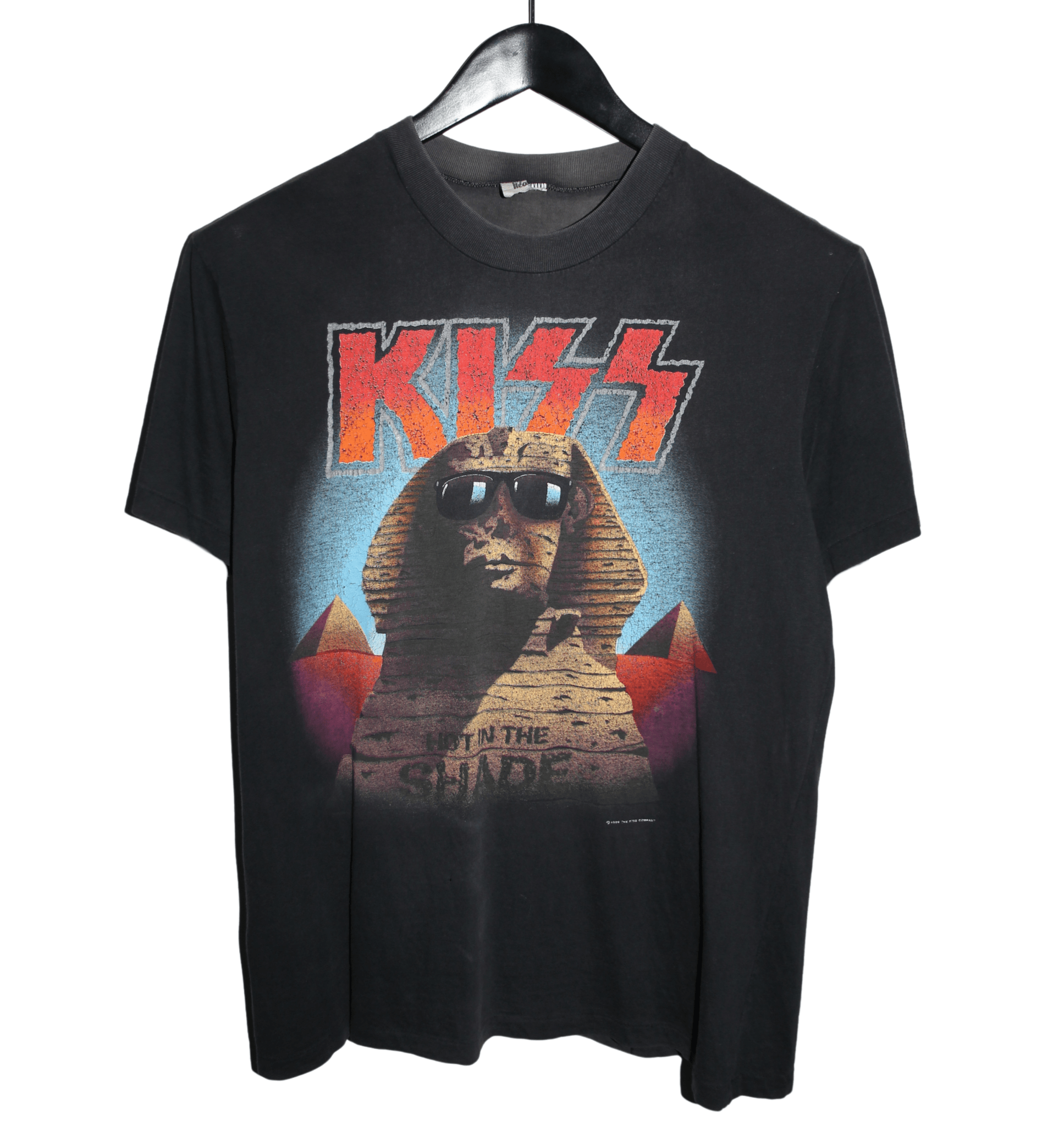 Kiss 1990 Hot in the Shade Tour Shirt - Faded AU