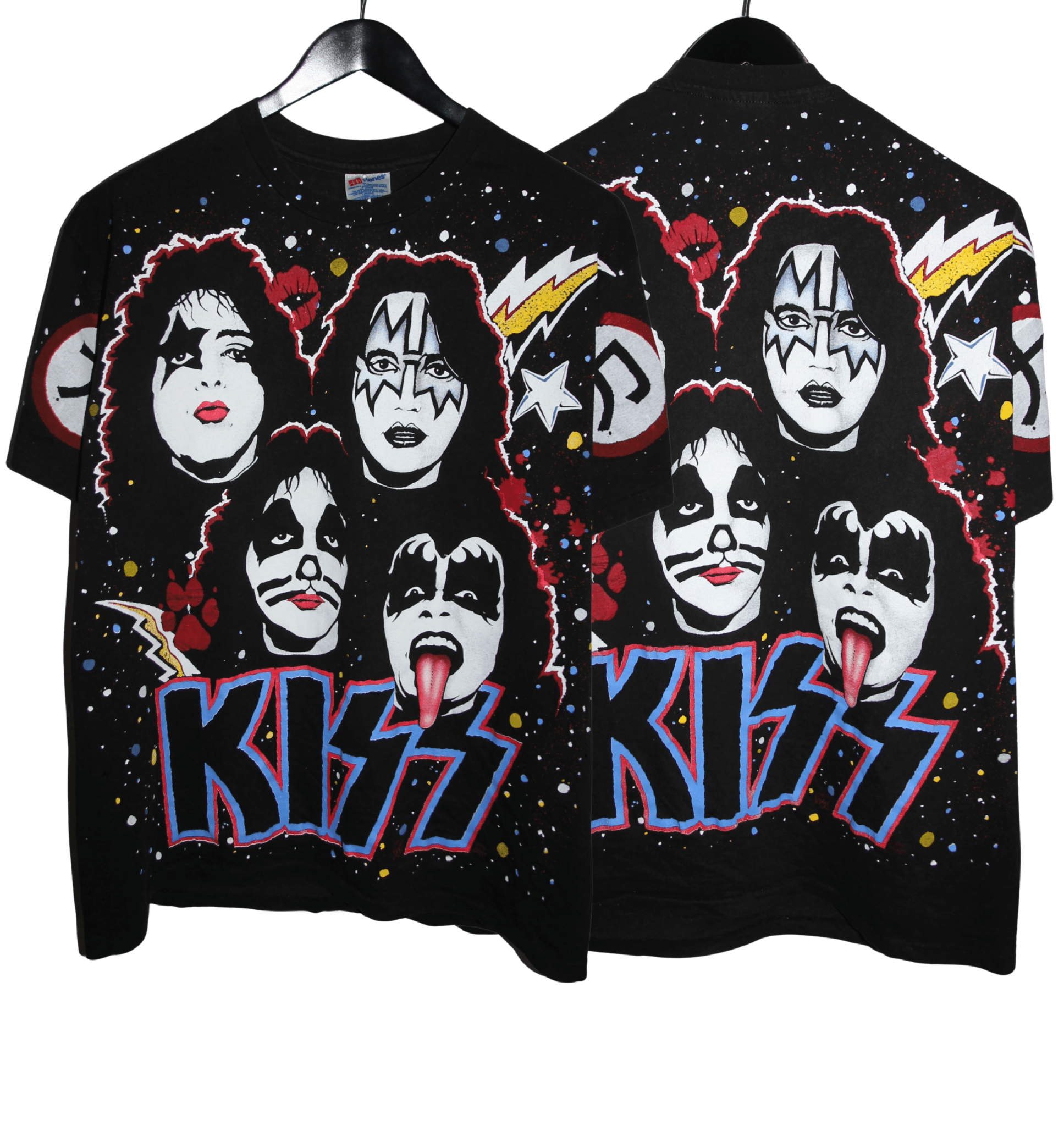 KISS 1992 Revenge All Over Print Shirt - Faded AU