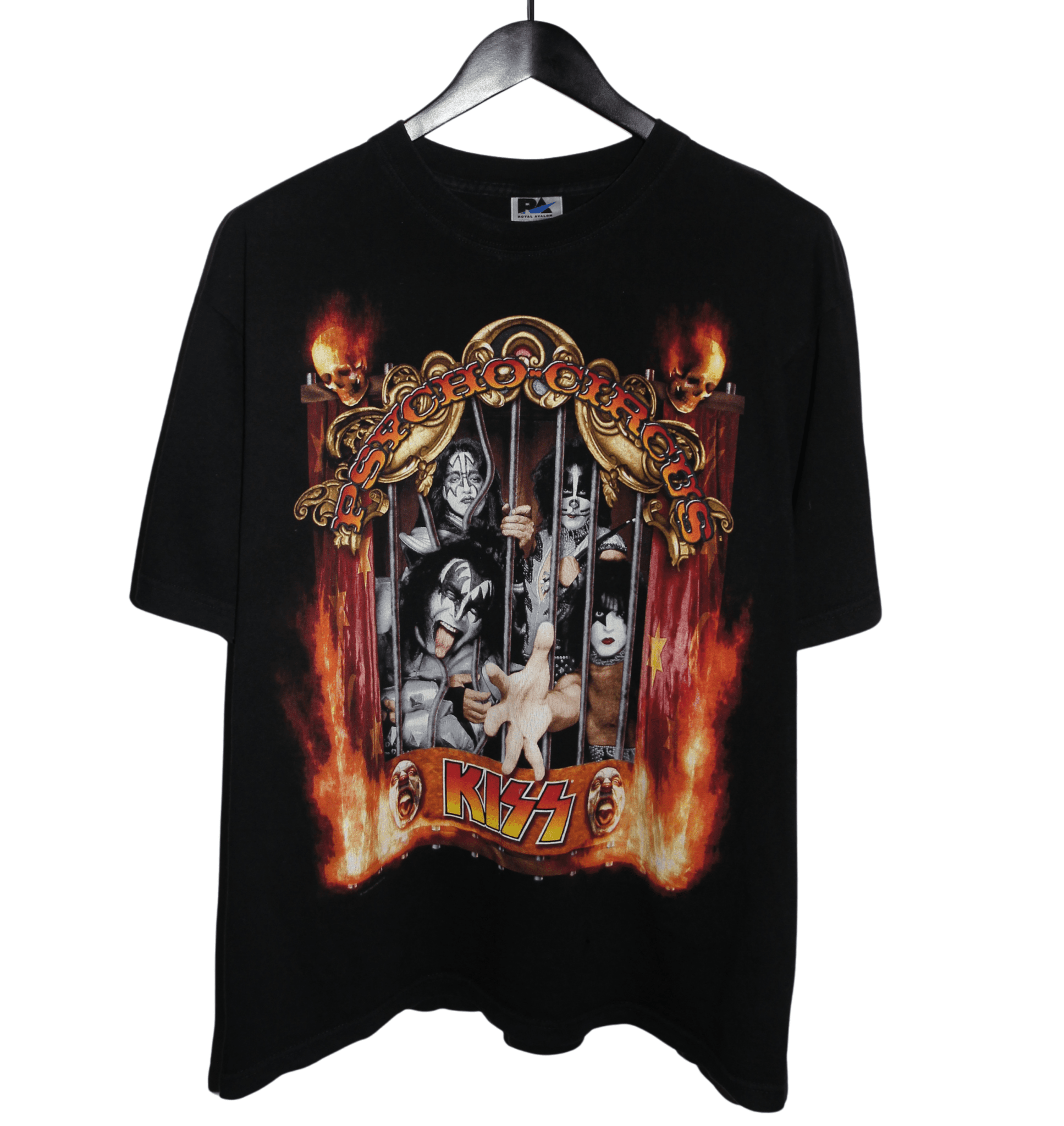 Kiss 1998 Pyscho - Circus Tour Shirt - Faded AU