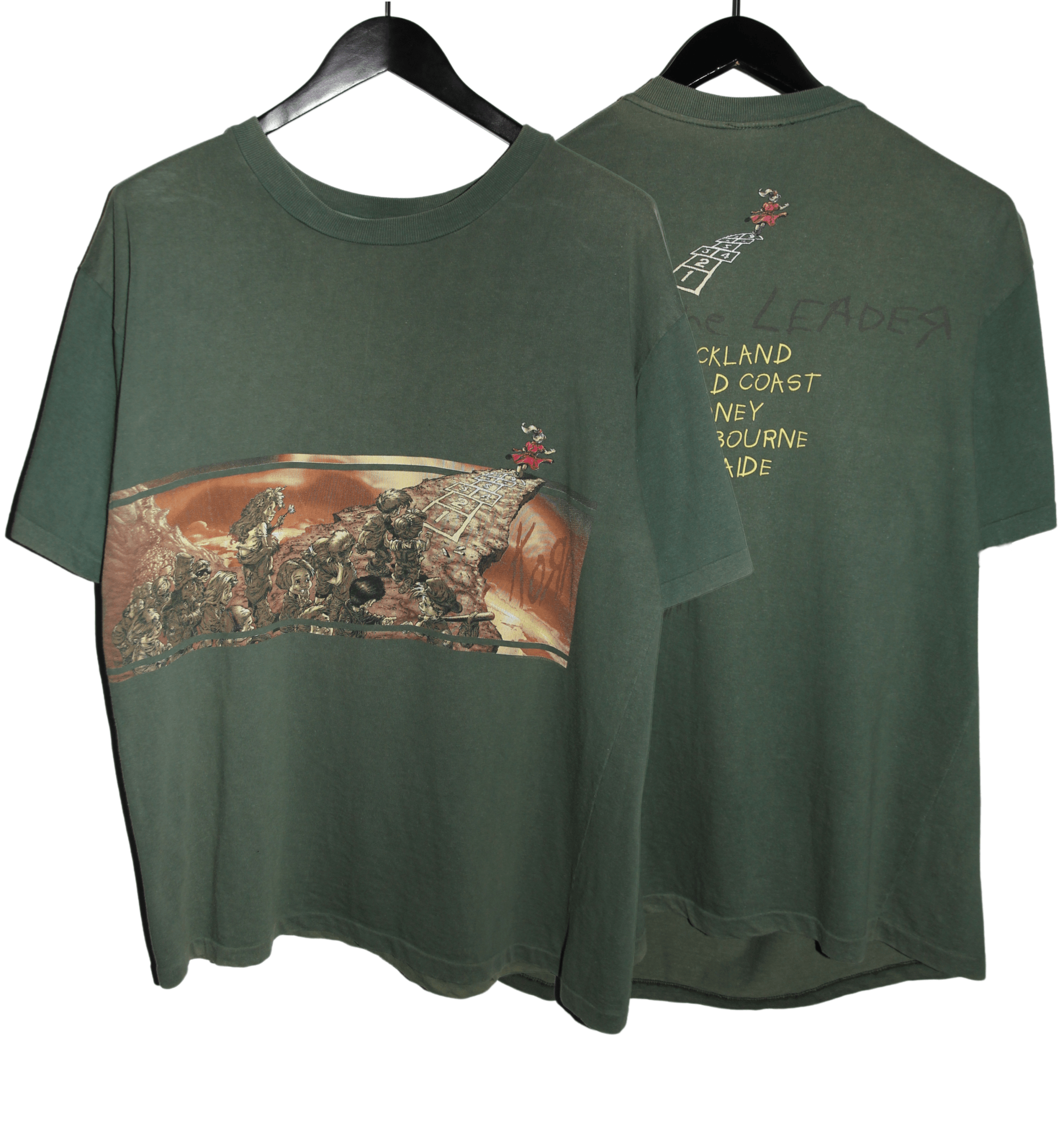 Korn 1998 Follow The Leader Tour Shirt - Faded AU