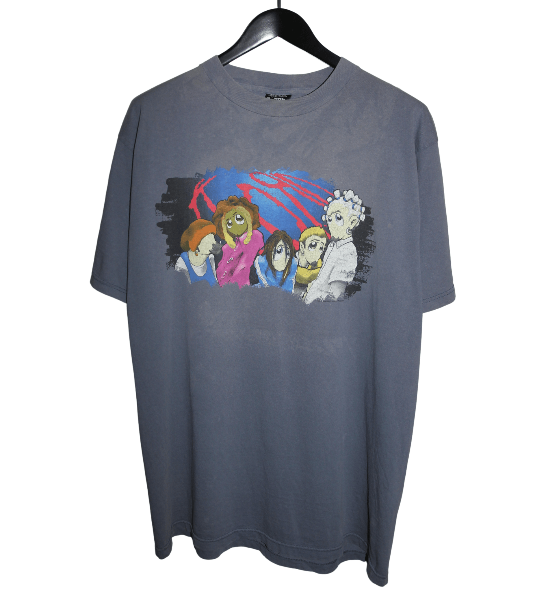 Korn 1999 Anime Shirt - Faded AU