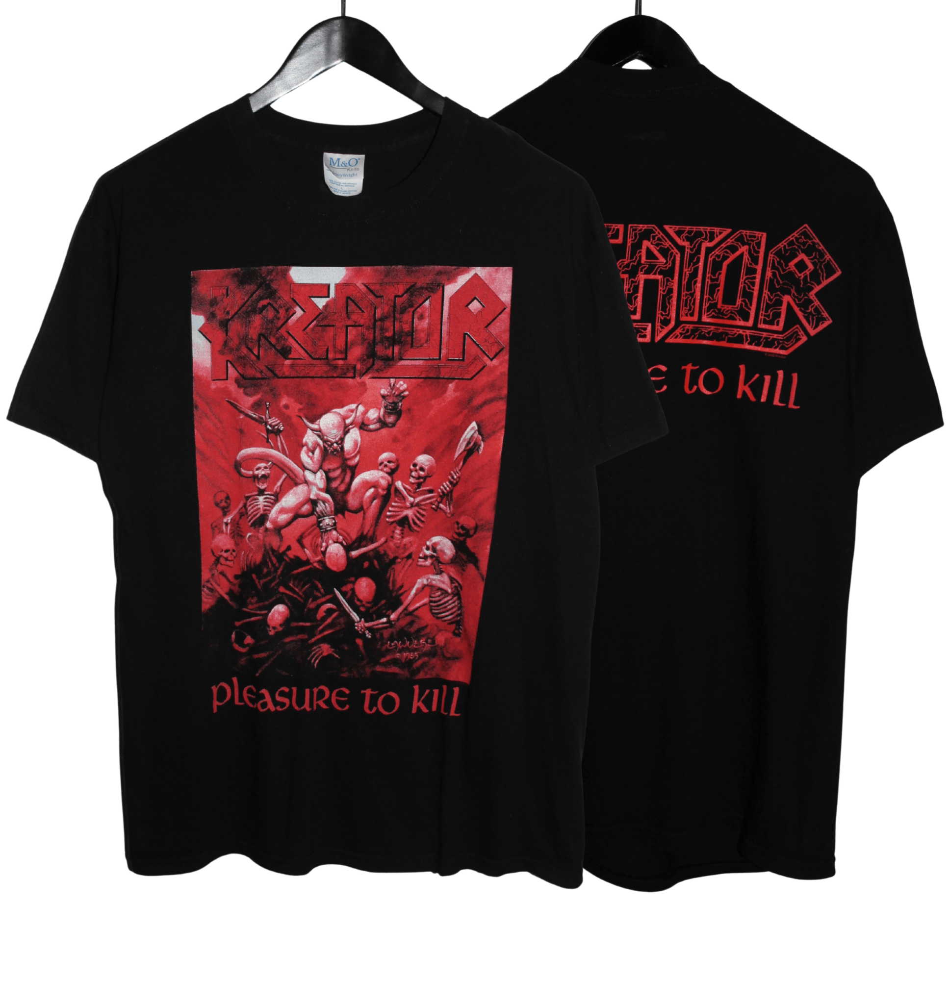 Kreator 2002 Pleasure To Kill Album Shirt - Faded AU